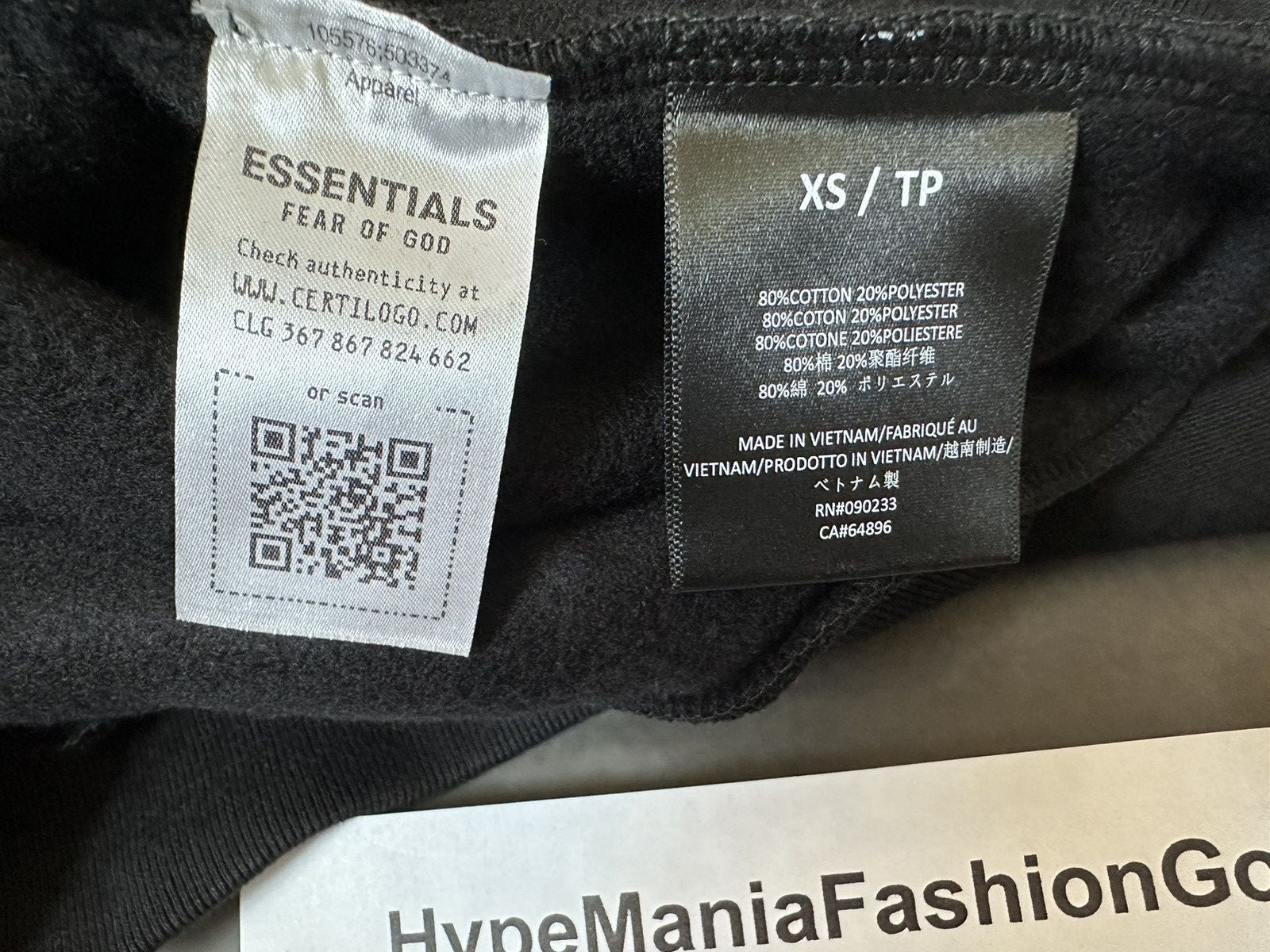 Essentials × Fear of God Fear of God Essentials Fleece Hoodie Black Size US XS / EU 42 / 0 - 6 Thumbnail