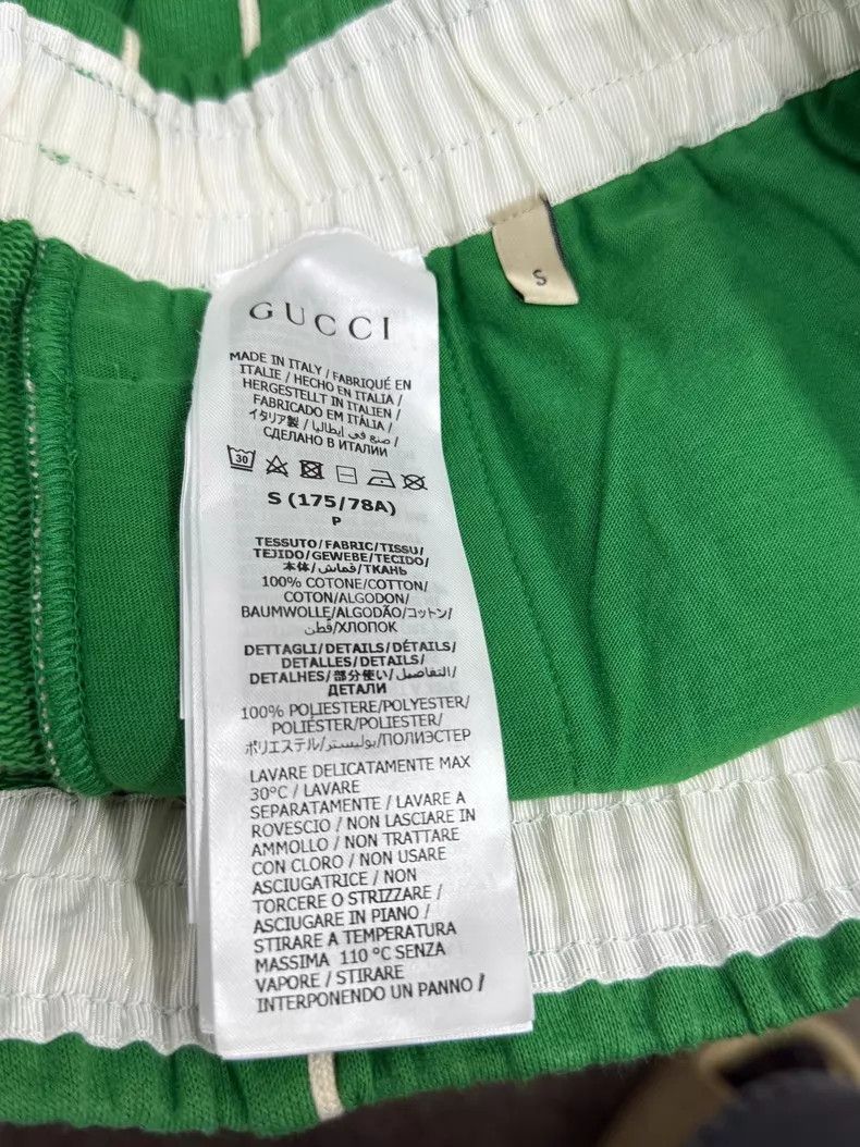Gucci Gucci Size S Clover co-branded green shorts Size 42" / US 20 - 5 Thumbnail