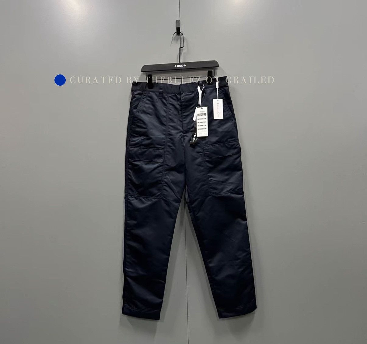 Dior Navy Cargo Pants in Size 32 Size US 32 / EU 48 - 1 Thumbnail