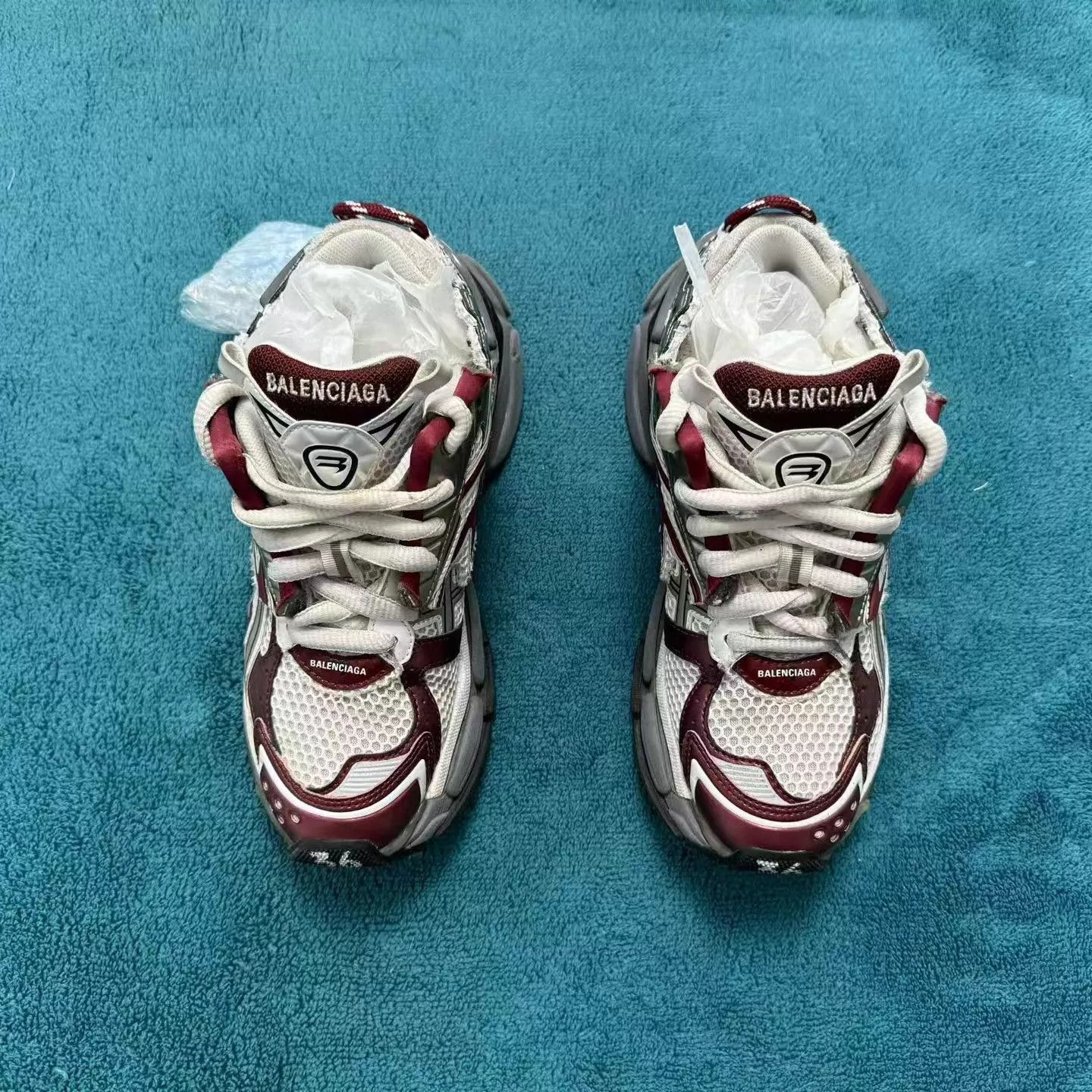 Balenciaga Balenciaga Runner Burgundy 36 Super New Size US 5.5 / IT 35.5 - 1 Thumbnail