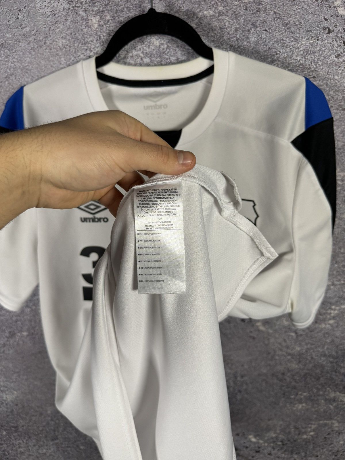 Umbro × Vintage Vintage Derby County 2021/22 Umbro Soccer Jersey Blokcore L Size US L / EU 52-54 / 3 - 8 Thumbnail