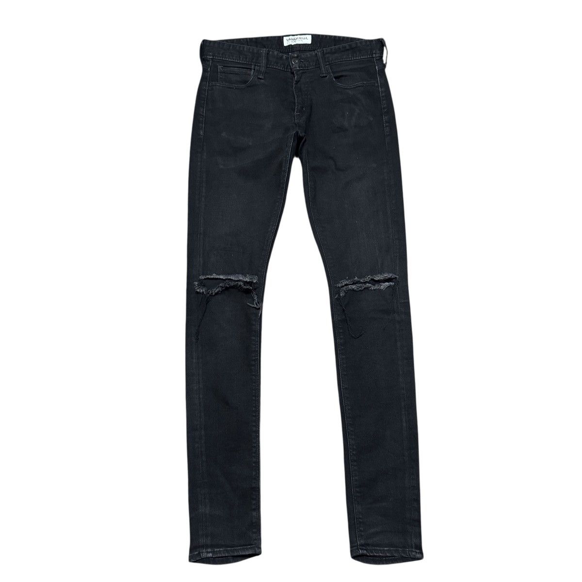 Vanquish Vanquish Black Denim Skinny Jeans Grunge Size US 30 / EU 46 - 1 Thumbnail
