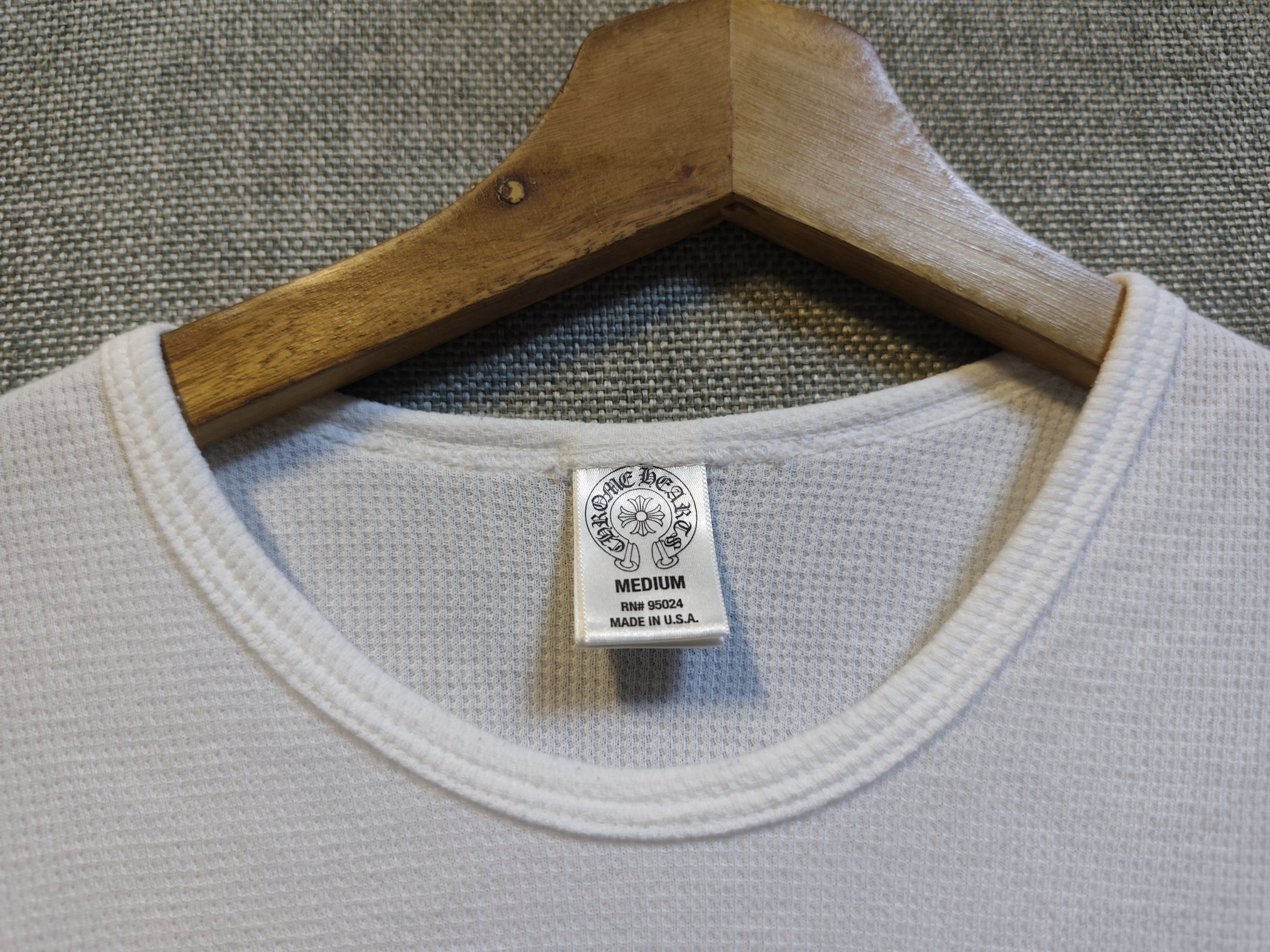 Chrome Hearts Vtg Chrome Hearts White Thermal Long Sleeve - "F* YOU"* Size US S / EU 44-46 / 1 - 6 Thumbnail