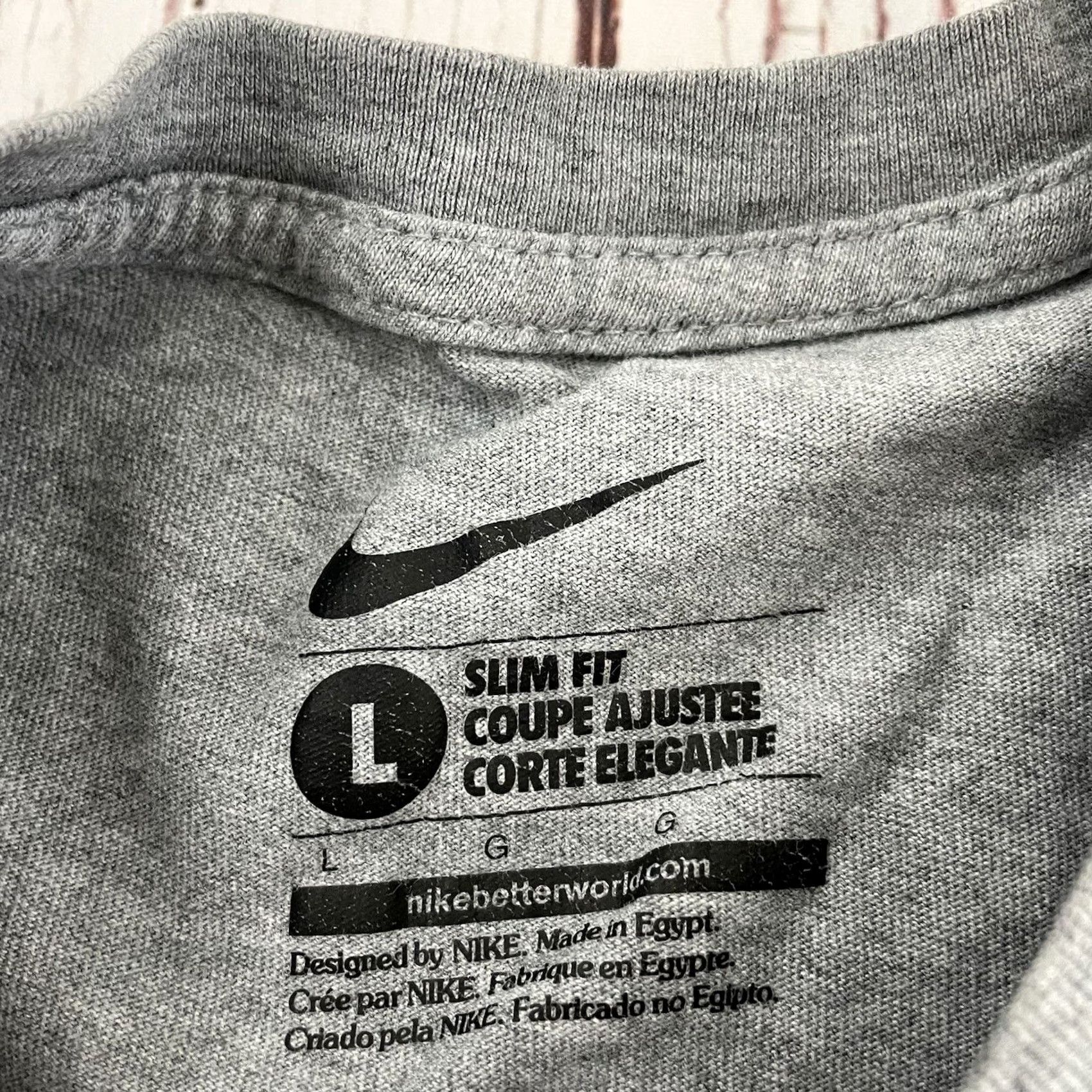 Nike Nike U.S. Soccer Slim Fit Short Sleeve T Shirt Men L Gray Size US L / EU 52-54 / 3 - 2 Thumbnail