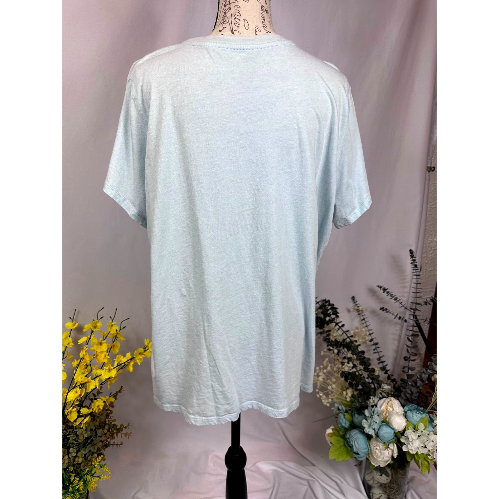 Levi's Levis 90's Serif Logo Graphic Tee Shirt Baby Blue Size 2X Size XXL / US 16-18 / IT 52-54 - 11 Thumbnail