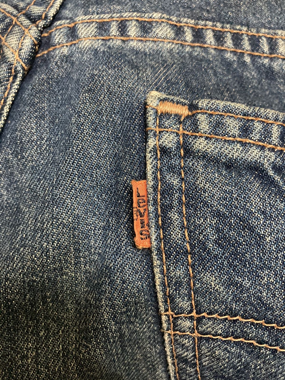 Levi's Vintage Distressed Levi’s Orange Tab 612 Blue Jeans Size US 33 - 13 Thumbnail