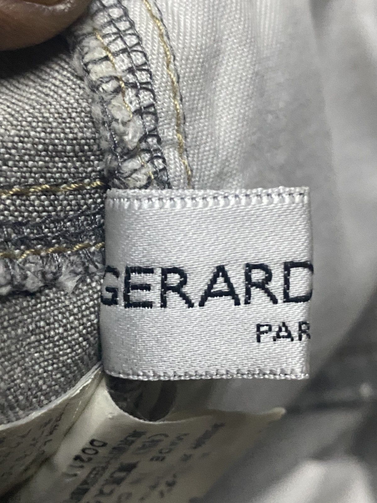 Japanese Brand Vintage Japanese Gerald Darel Grey Embroidery Flare Jeans Size US 30 / EU 46 - 19 Thumbnail