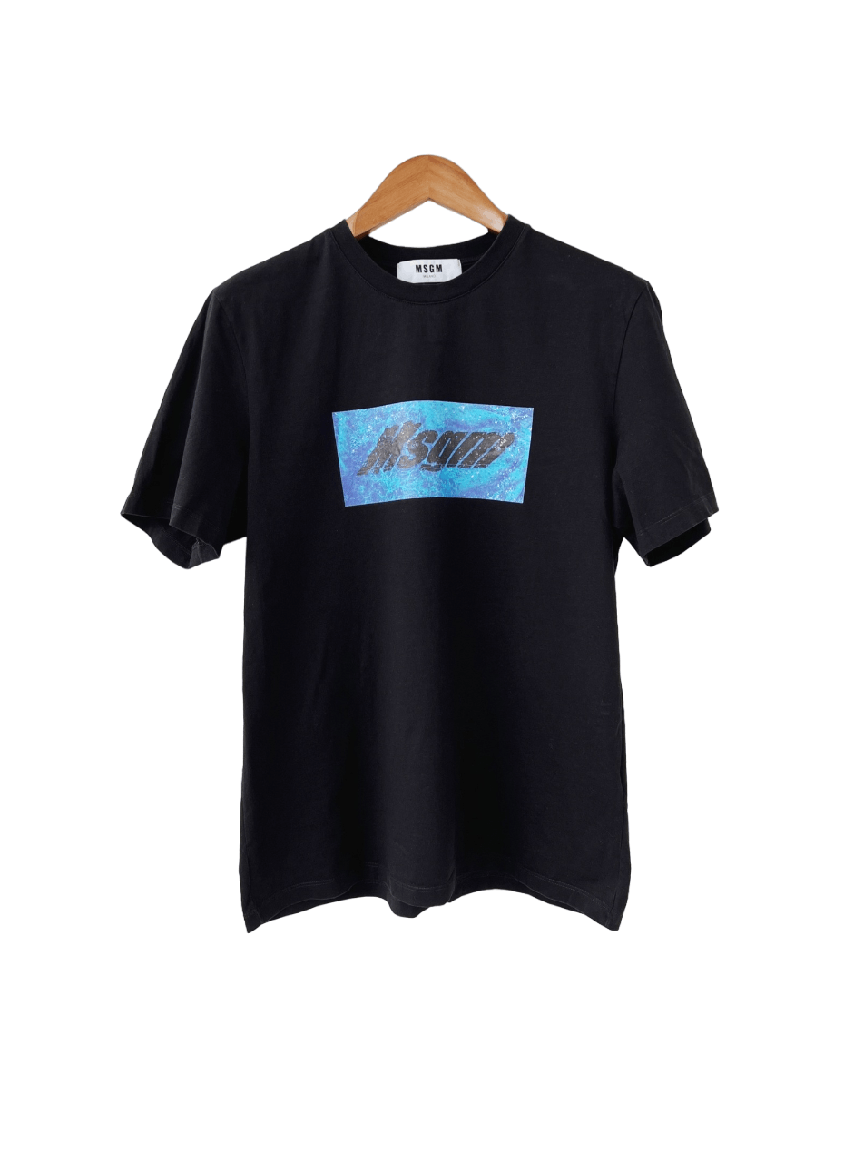 image of Msgm Mgsm T-Shirt S in Black, Men's (Size Small)