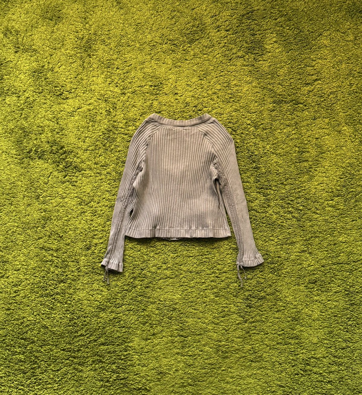 Transit × Transit Uomo Transit par-such avant garde ribbed cardigan longsleeve Size S / US 4 / IT 40 - 2 Thumbnail