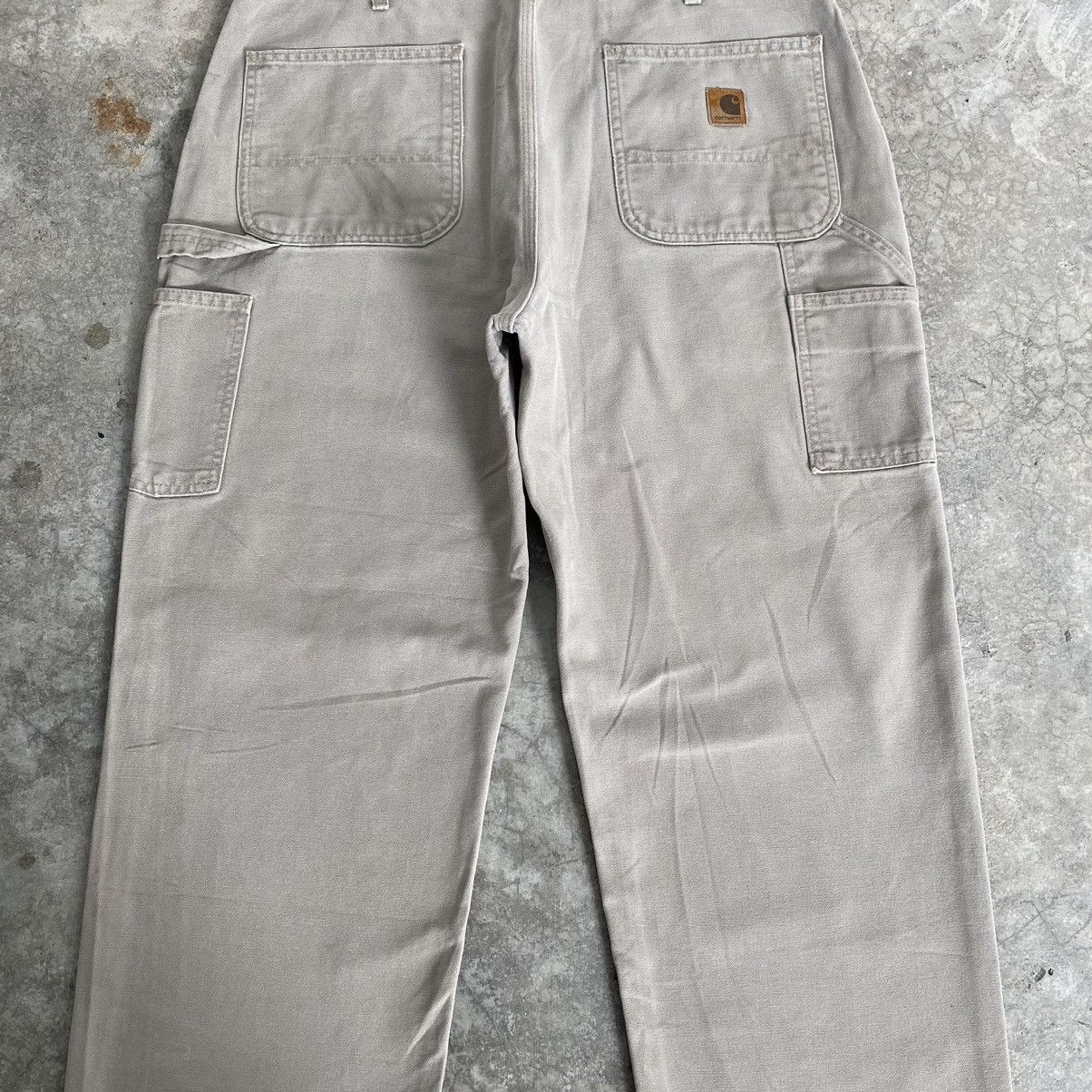 Carhartt Vintage Carhartt Desert Grey Carpenter Workwear Pants Size US 36 / EU 52 - 18 Thumbnail