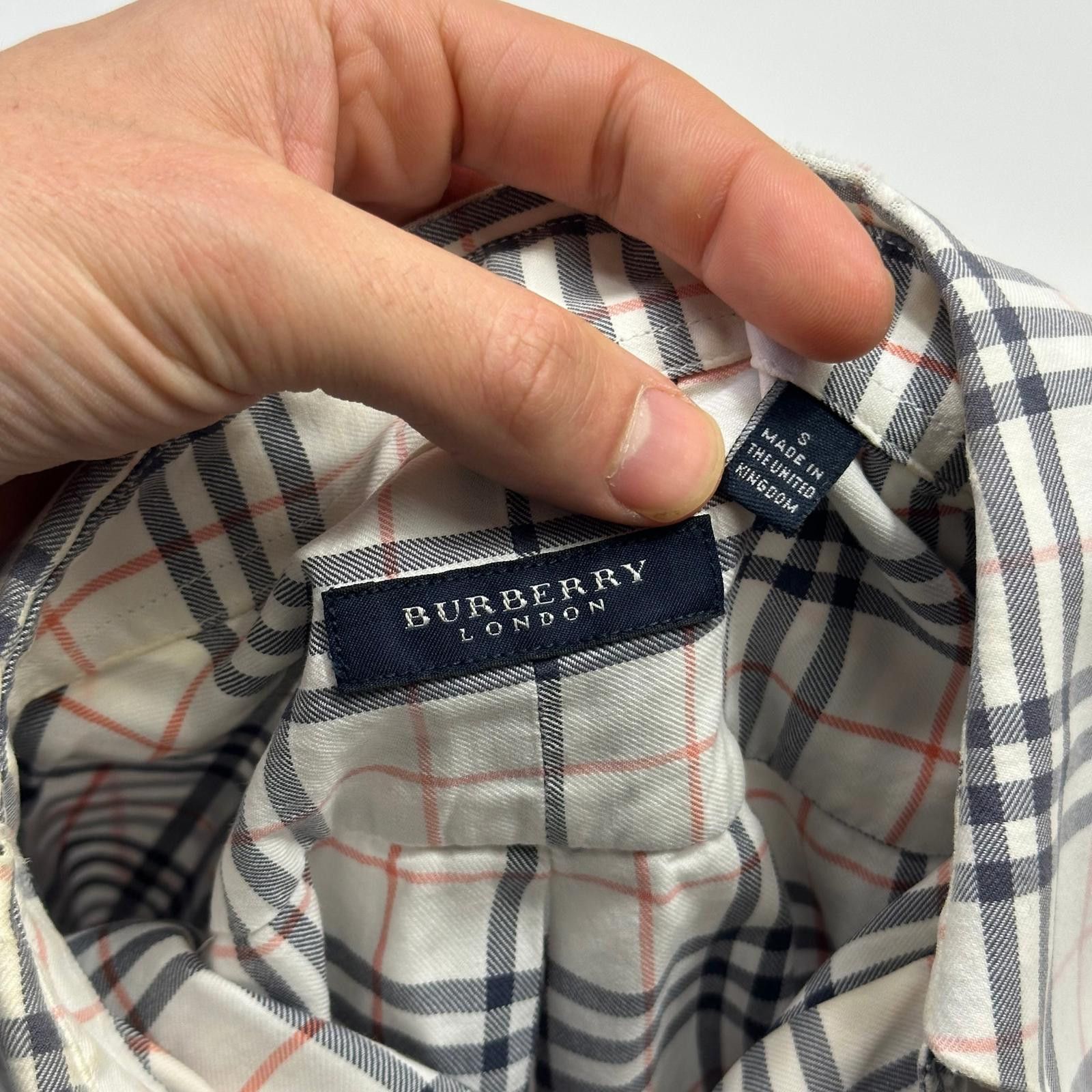 Burberry Burberry Made in UK Grey Nova Check Shirt - S Size US S / EU 44-46 / 1 - 4 Thumbnail