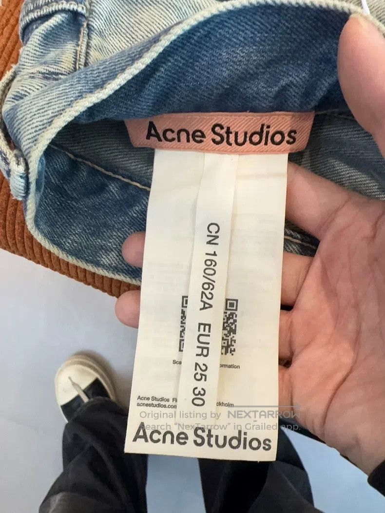 Acne Studios Acne Studios FW25 2006F curved blade loose low-waist wide- Size 25" / US 0 / IT 36 - 3 Thumbnail