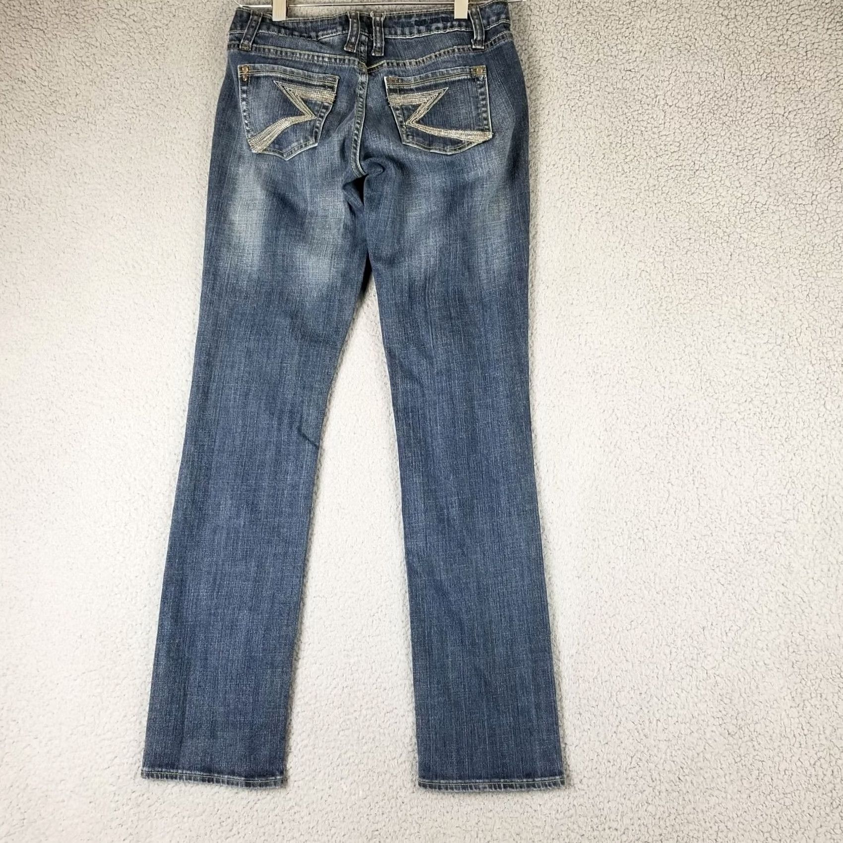 Denime Zico Jeans Women Bootcut Denim 29X31 Size 9 Low Rise Blue 5-Pocket Regular Vintage: No Womens Size 30" / US 8 / IT 44 - 6 Thumbnail