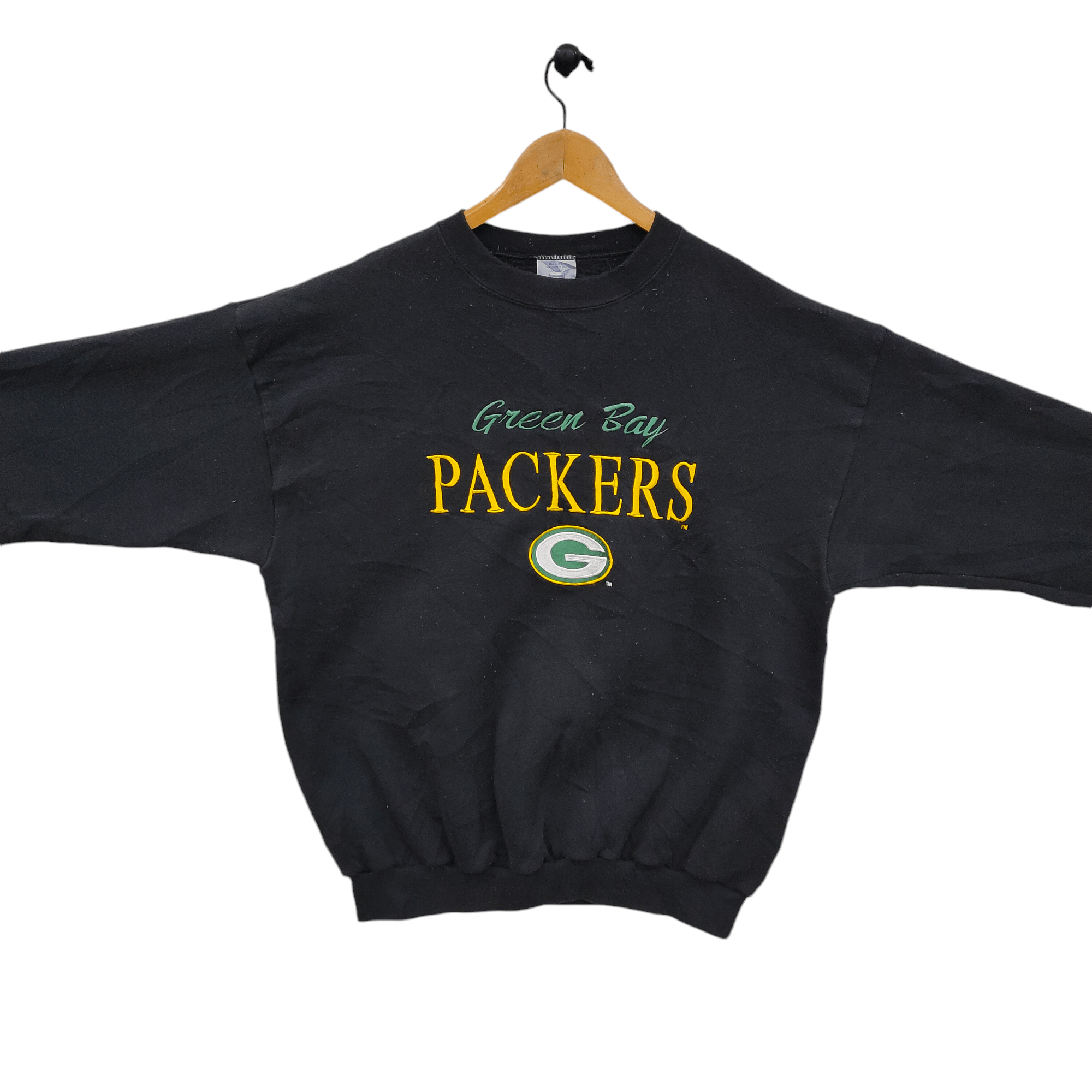 Logo 7 × NFL × Vintage 90s Green Bay Packers Sweatshirt Large Vintage Logo 7 NFL Size US XL / EU 56 / 4 - 2 Thumbnail