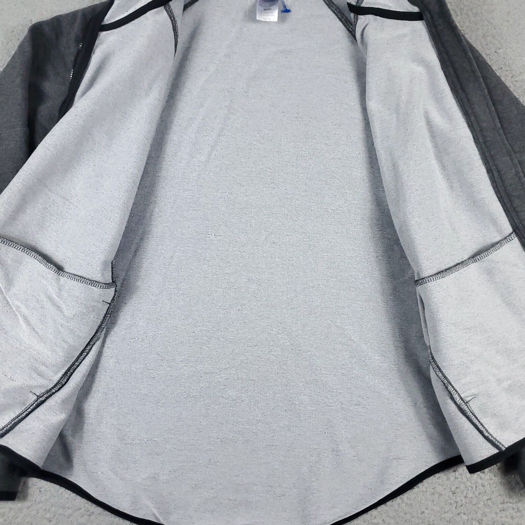 Reebok Reebok Hoodie Womens Small Gray Full Zip Sweatshirt Size S / US 4 / IT 40 - 5 Thumbnail
