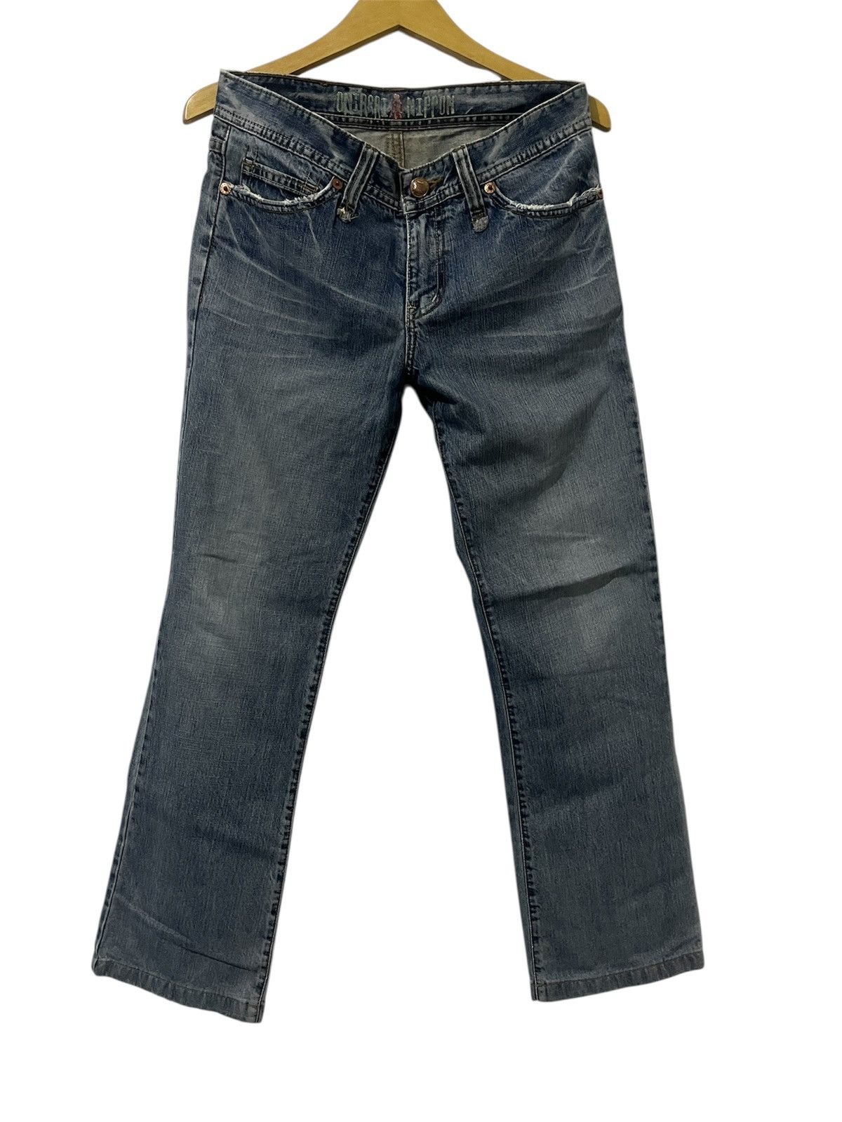 Blue Blue Japan Vintage Blue Way Japan Oniarai Nippon Embroidered Jeans Size US 31 - 2 Thumbnail