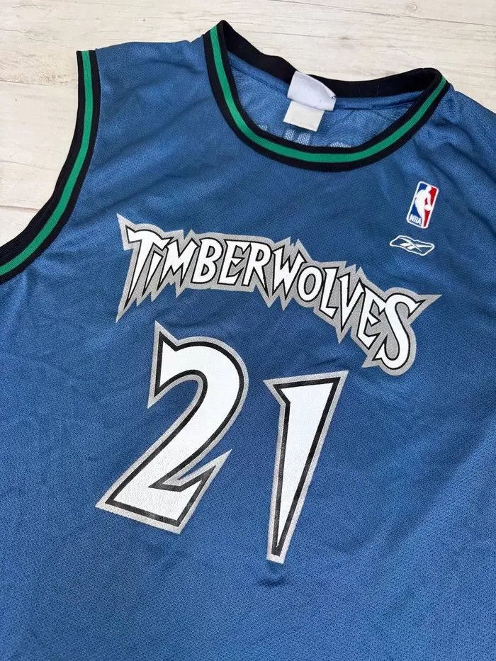 Reebok Reebok Minnesota Timberwolves Kevin Garnett NBA Jersey Size US M / EU 48-50 / 2 - 6 Thumbnail