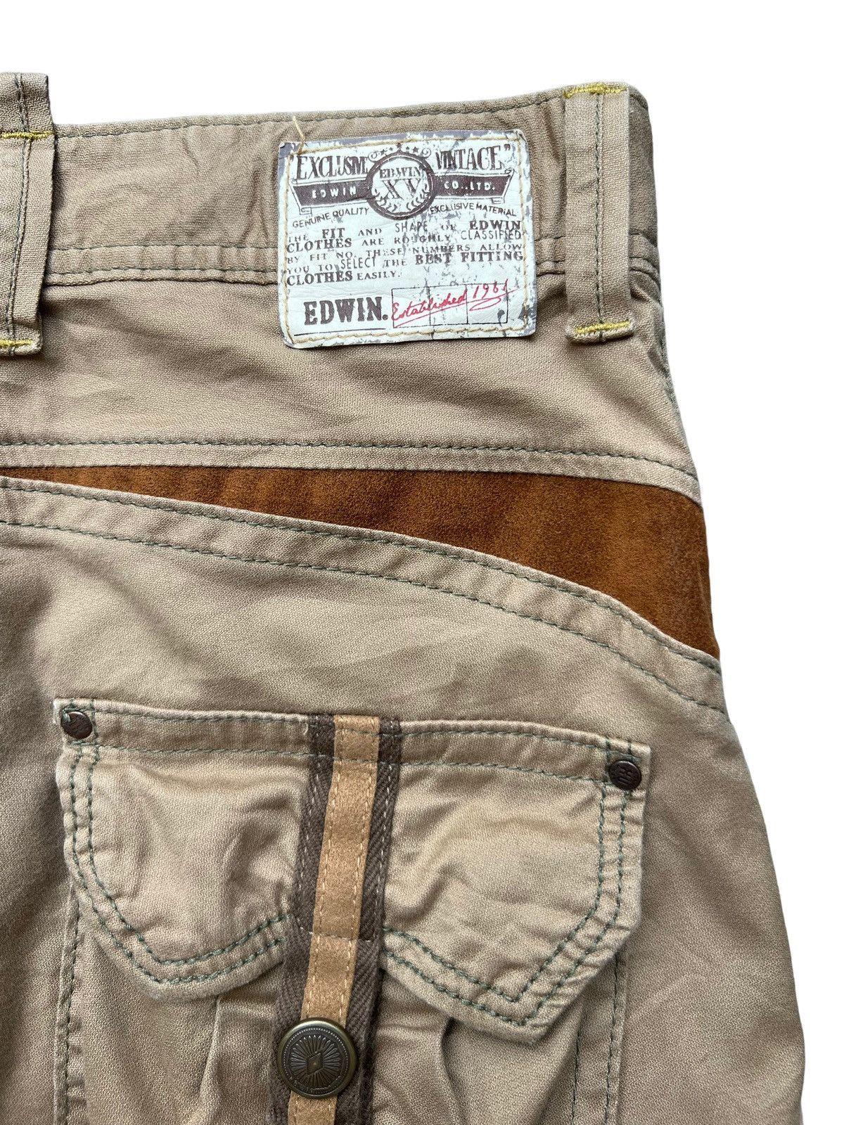 Edwin Edwin Multipocket Cargo Bondage Paracute Flare Pants 33x30 Size US 33 - 8 Thumbnail