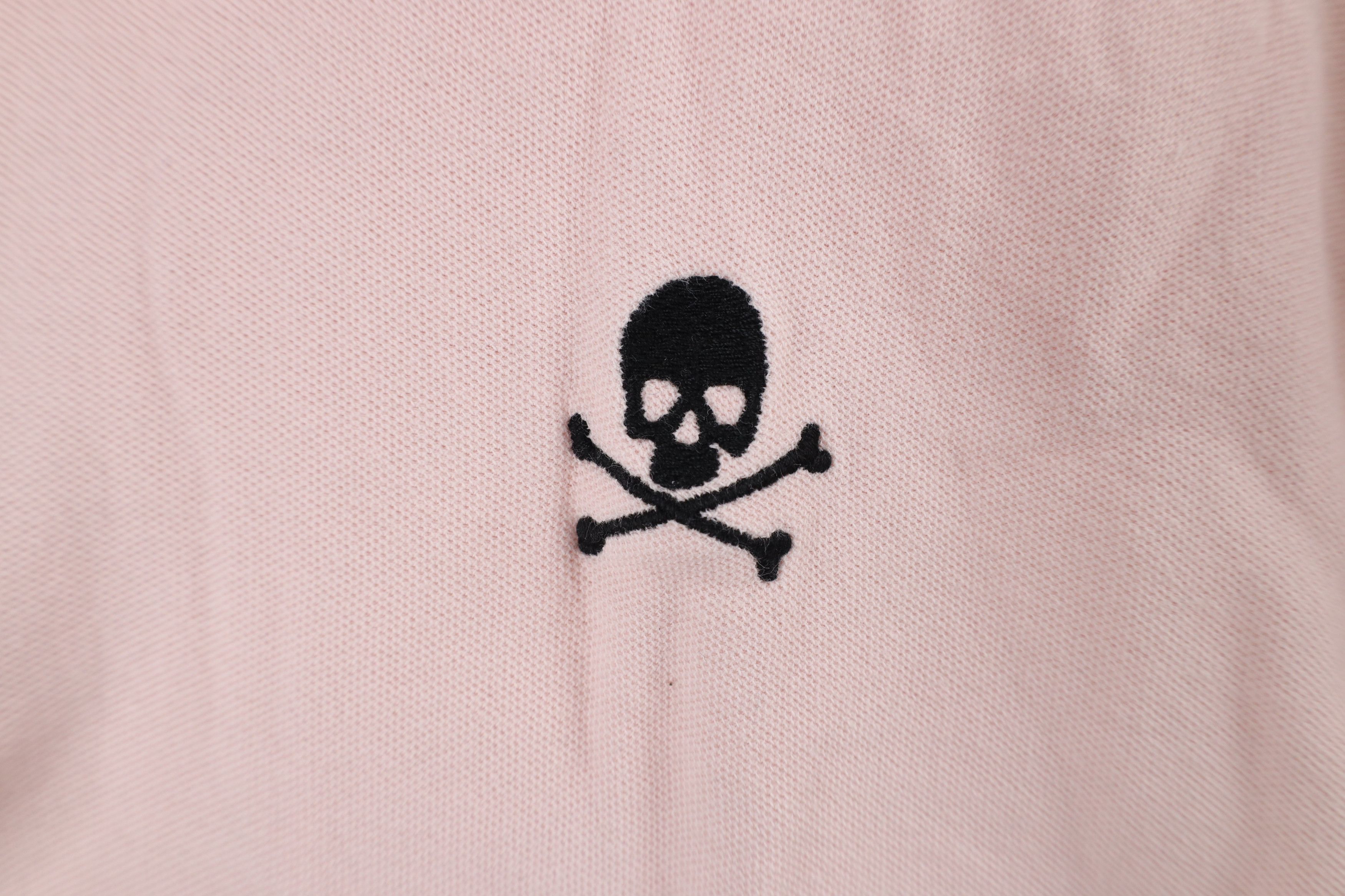 Vintage Sport of Kings SOKFY Skull Crossbones Polo Shirt Pink USA Size US XXL / EU 58 / 5 - 5 Thumbnail