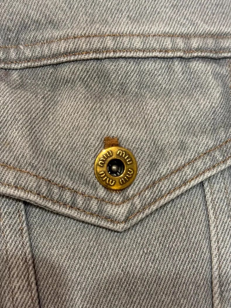 Miu Miu Miu Miu Button denim jacket Size XS / US 0-2 / IT 36-38 - 4 Thumbnail
