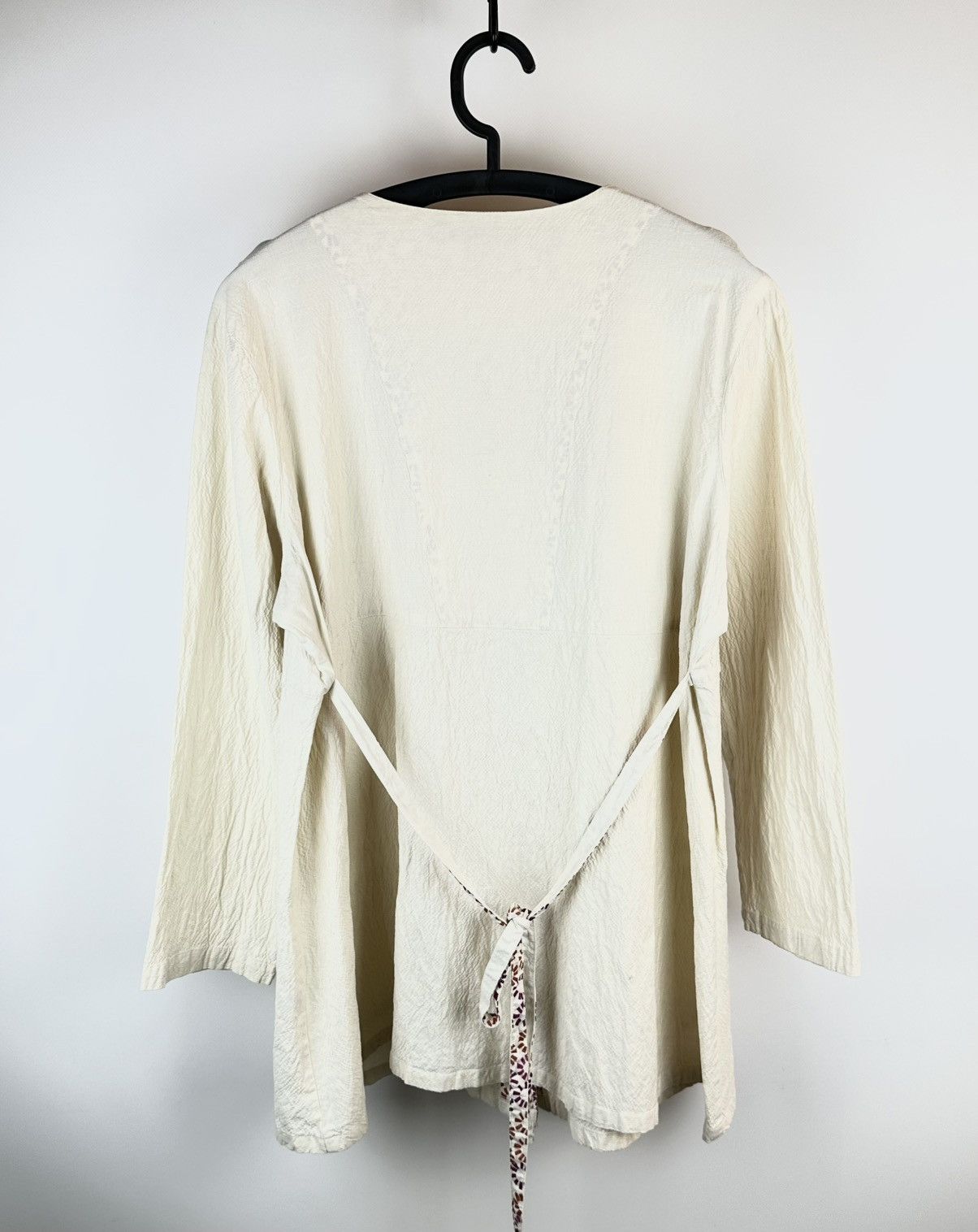 Gudrun Sjoden Gudrun Sjoden Tunic Jacket L with Belt Linen/Bomull Pockets Size L / US 10 / IT 46 - 4 Thumbnail