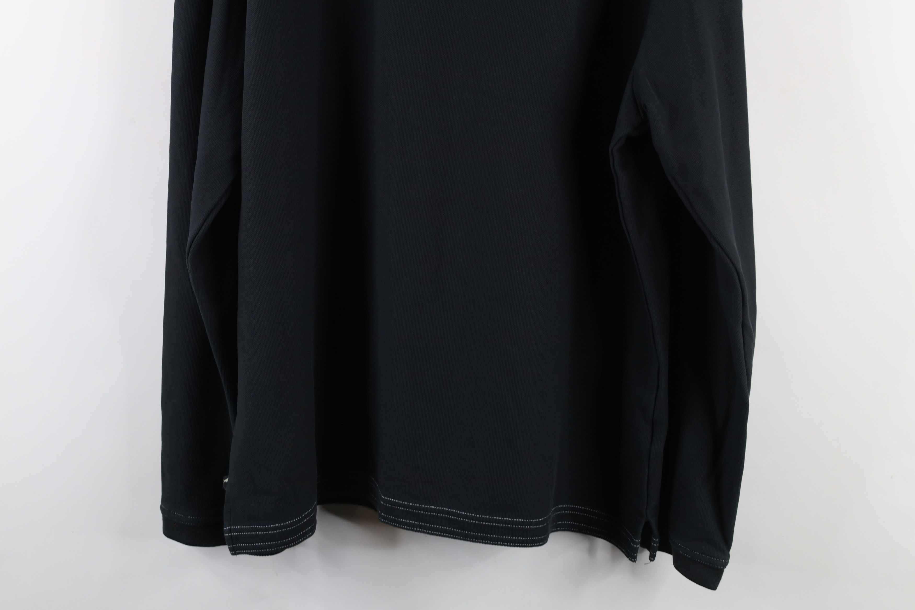 Tommy Bahama × Vintage Tommy Bahama Knit Long Sleeve Collared Polo Shirt Black Size US XL / EU 56 / 4 - 13 Thumbnail