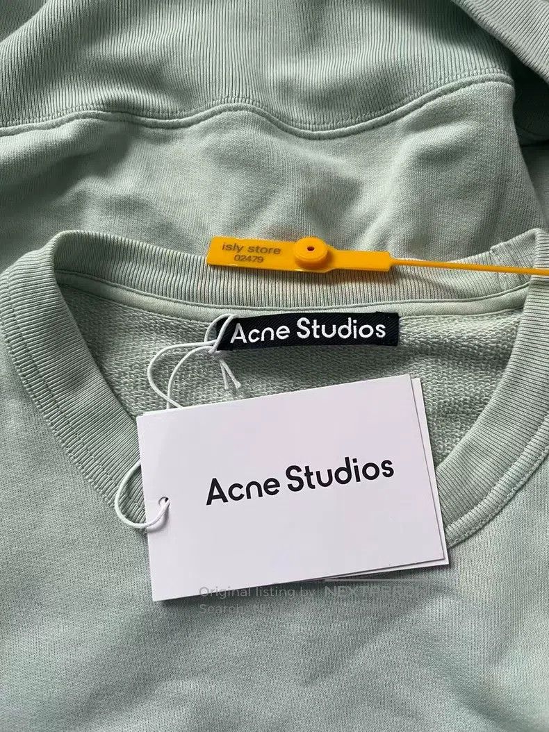 Acne Studios Acne Studios Face expression print logo long sleeve crewne Size S / US 4 / IT 40 - 5 Thumbnail