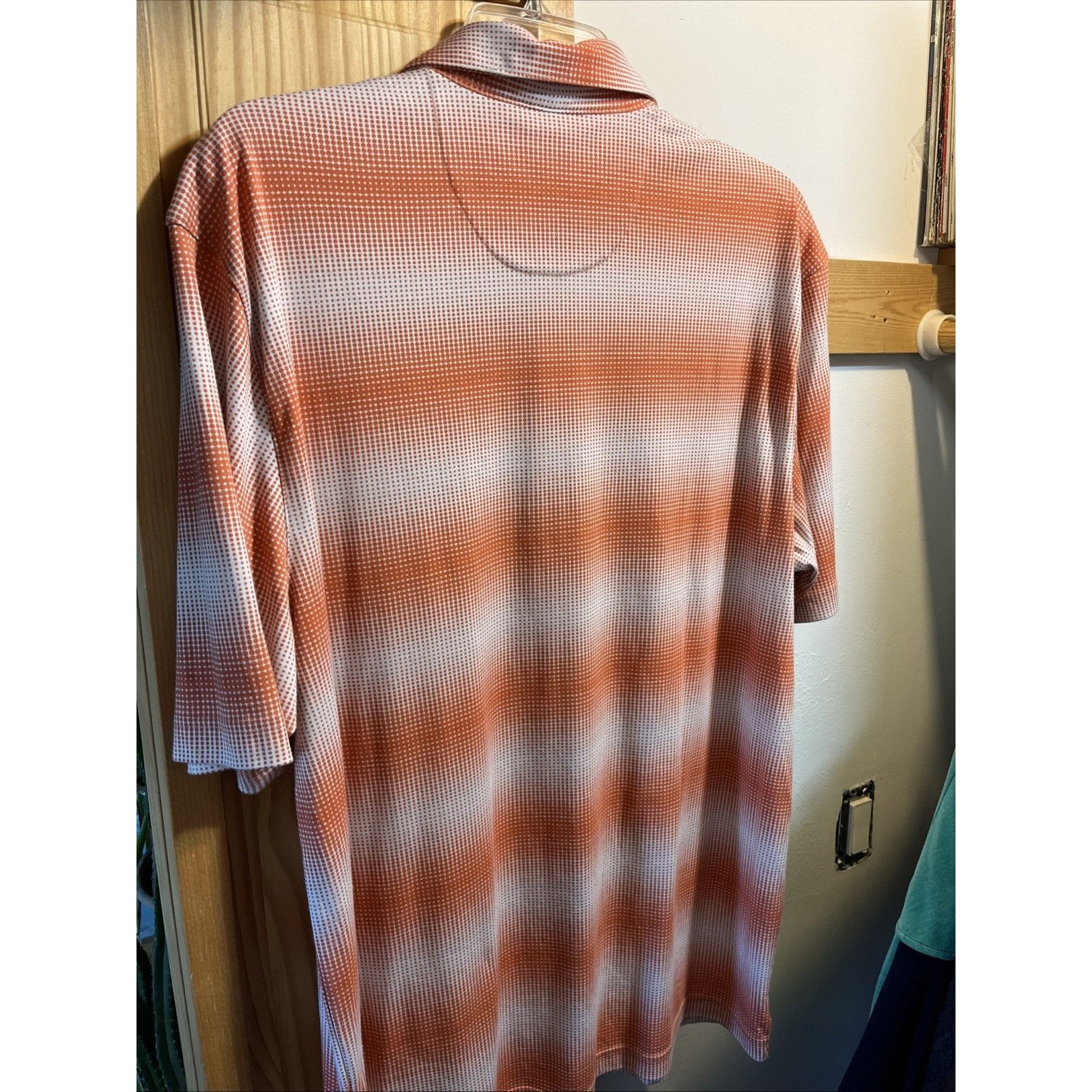Greg Norman Greg Norman XL Polo Polyester Pima Cotton Blend White Orange Size US XL / EU 56 / 4 - 10 Thumbnail