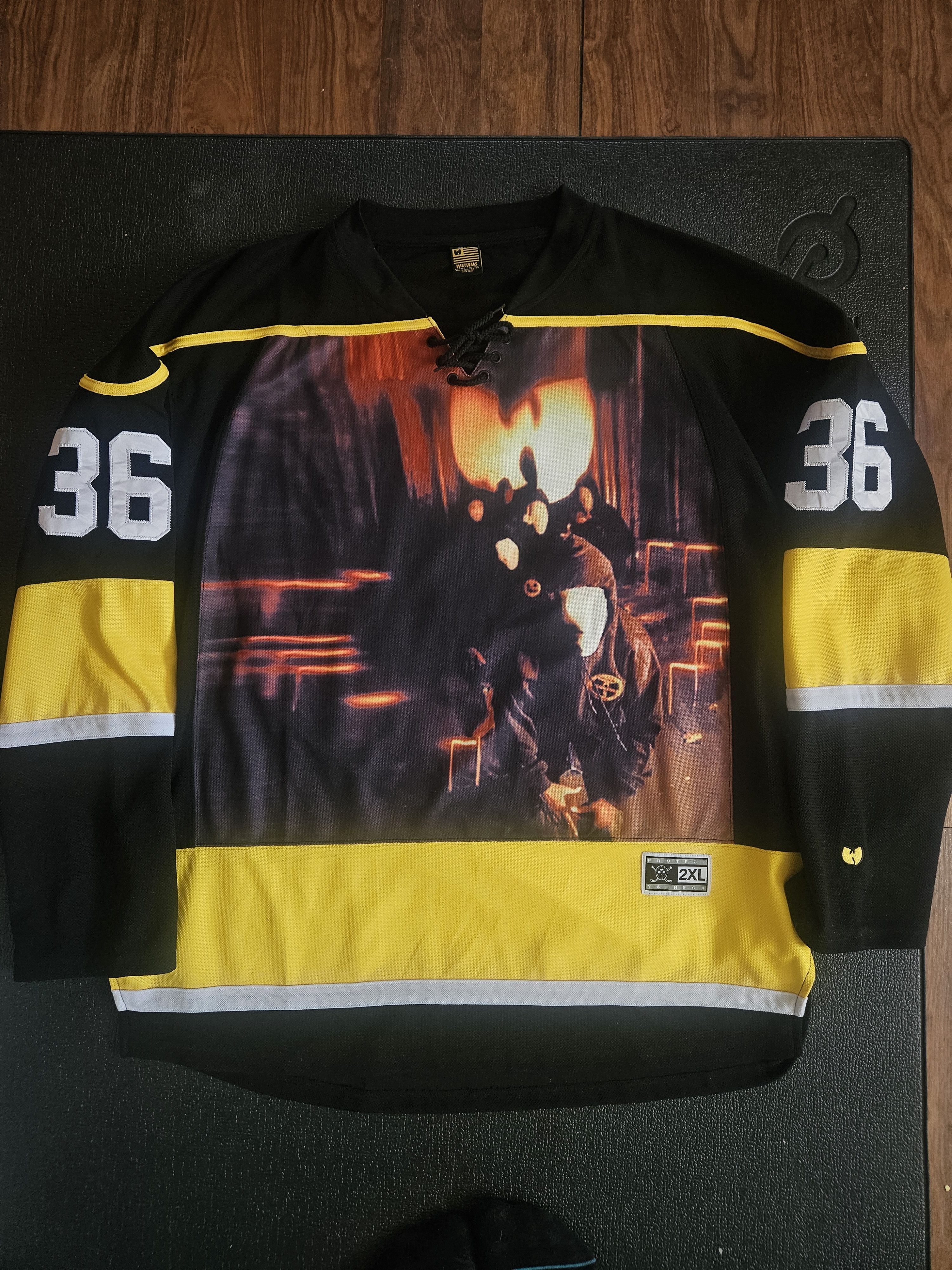 Wu-Tang Clan Wu-Tang Clan 36 Chambers Jersey Hoodie - Size XL - RARE! Size US XXL / EU 58 / 5 - 2 Thumbnail