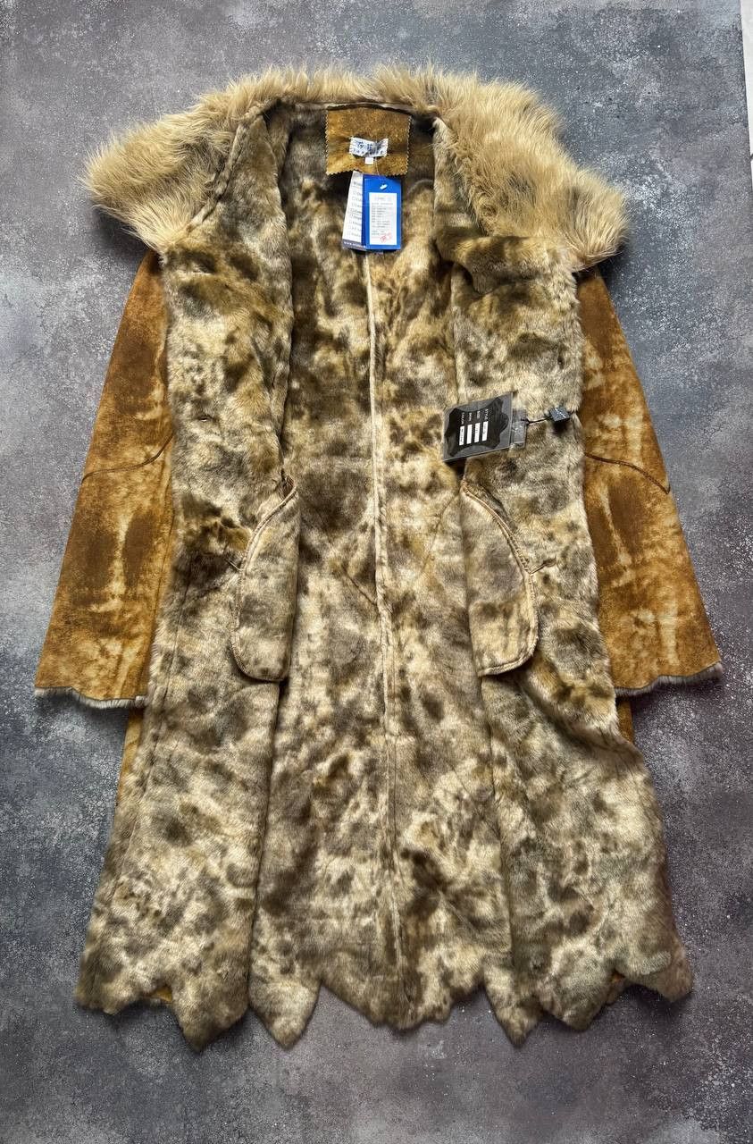 Japanese Brand × Vintage Japanese Vintage Faded/Washed Y2K Faux Fur Sheepskin Coat Size L / US 10 / IT 46 - 4 Thumbnail