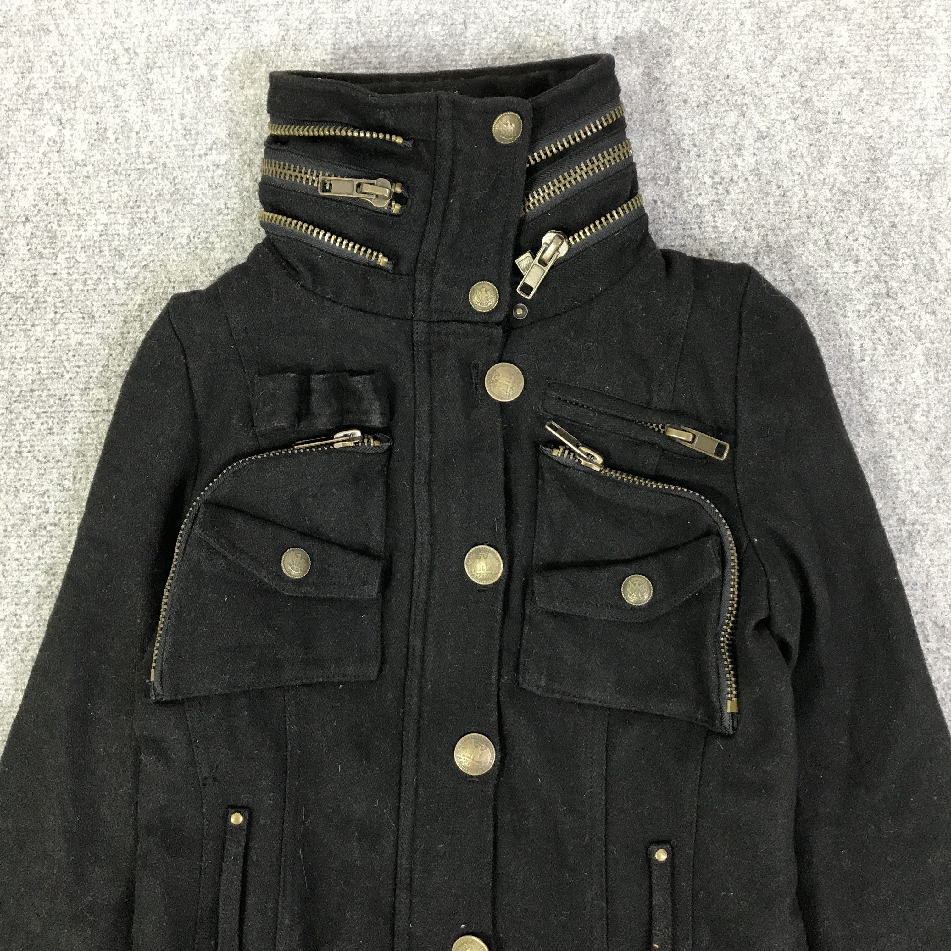 Japanese Brand GOTHIC D.I.A PUNK IFSIXWASNINE STYLE WOOL JACKET K1001B11 Size US M / EU 48-50 / 2 - 2 Thumbnail