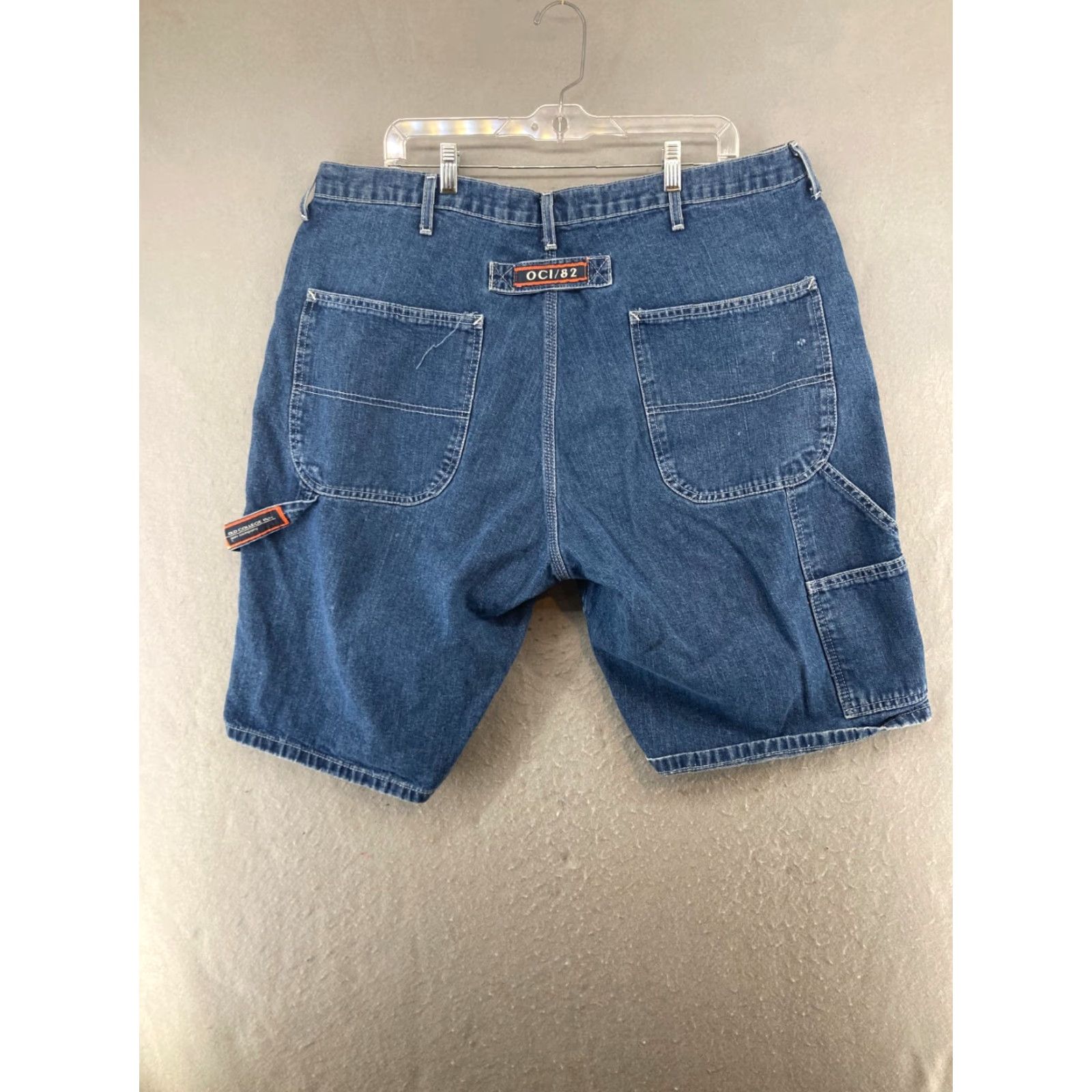 Vintage OCI Old College Inn Mens Shorts 38 Blue Carpenter Denim 90s Vintage 90s Size US 38 / EU 54 - 6 Thumbnail
