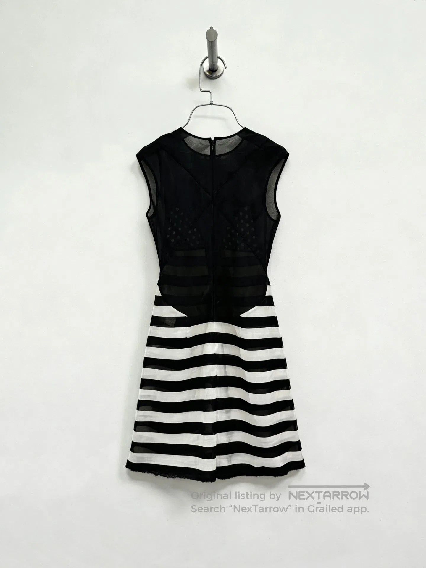 Junya Watanabe Junya Watanabe 04SS Runway Stripe Mesh Vest. Size S / US 4 / IT 40 - 4 Thumbnail