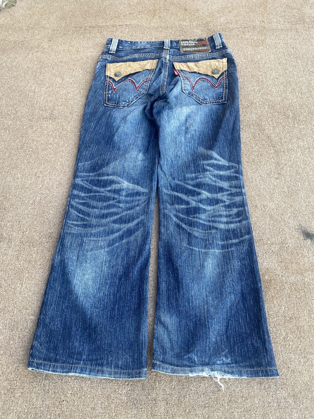 Edwin × PPFM Vintage edwin blue trip flare denim Size US 28 / EU 44 - 2 Thumbnail