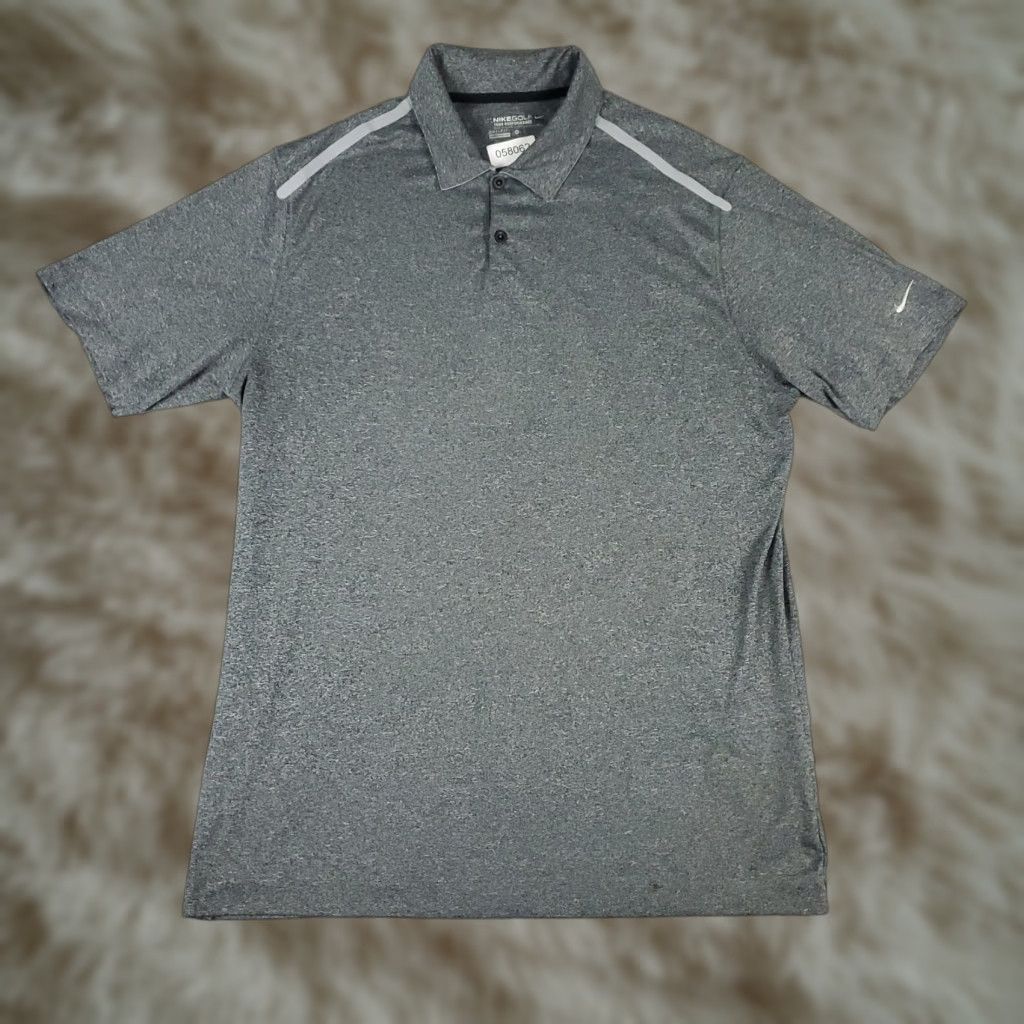 Nike Nike Polo Shirt Mens XL Gray Swoosh Golf Casual Short Sleeve Polo Shirt XL Gray Nike Mens Polo Shirt Golf Casual) Size US XL / EU 56 / 4 - 1 Thumbnail