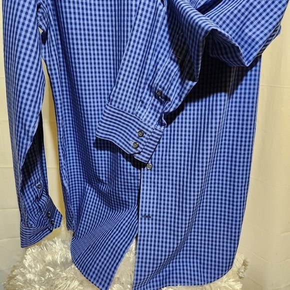 Banana Republic Banana Republic Non-Iron Slim Fit Long Sleeve Plaid Men's Sh Size US M / EU 48-50 / 2 - 8 Thumbnail
