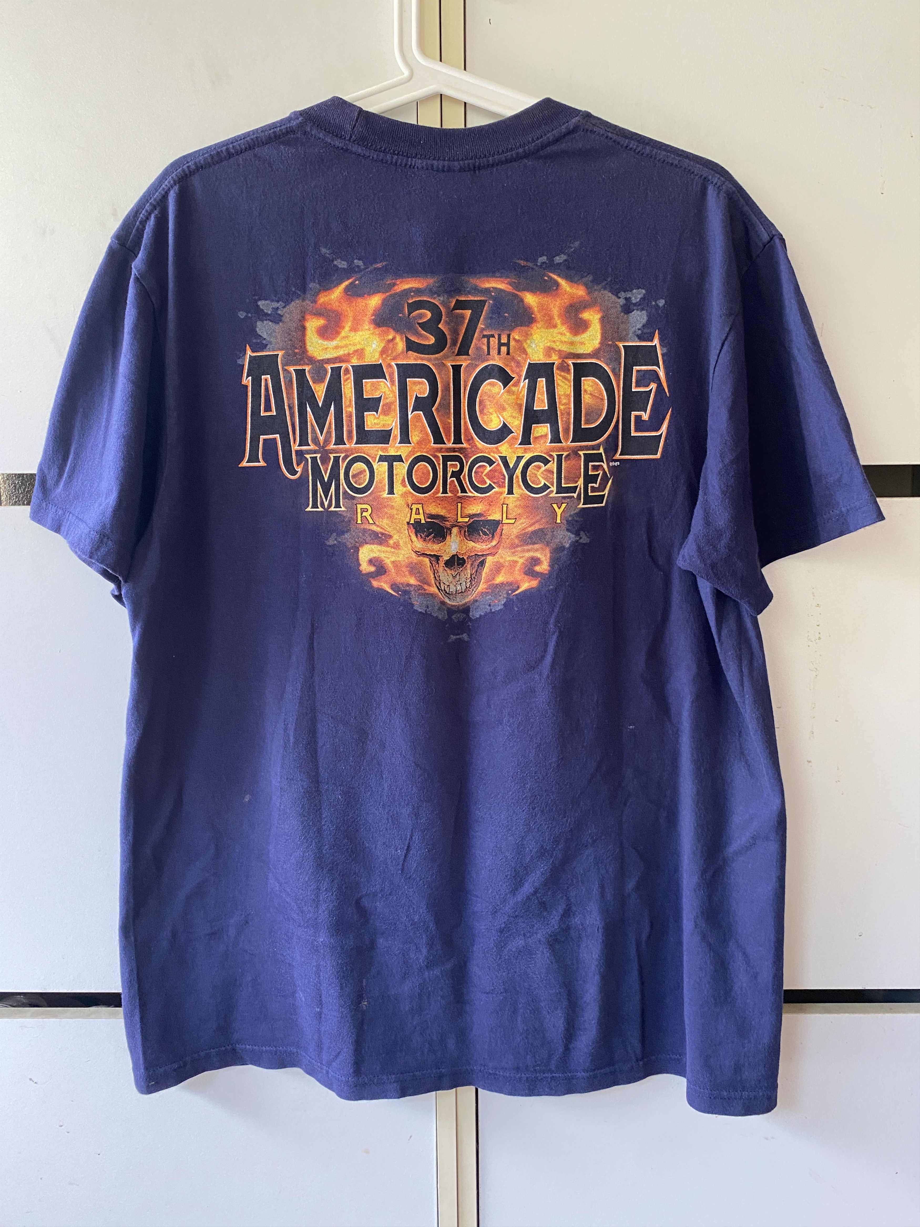 Other 2019 AMERICADE MOTORCYCLE RALLY T SHIRT Size US M / EU 48-50 / 2 - 2 Thumbnail