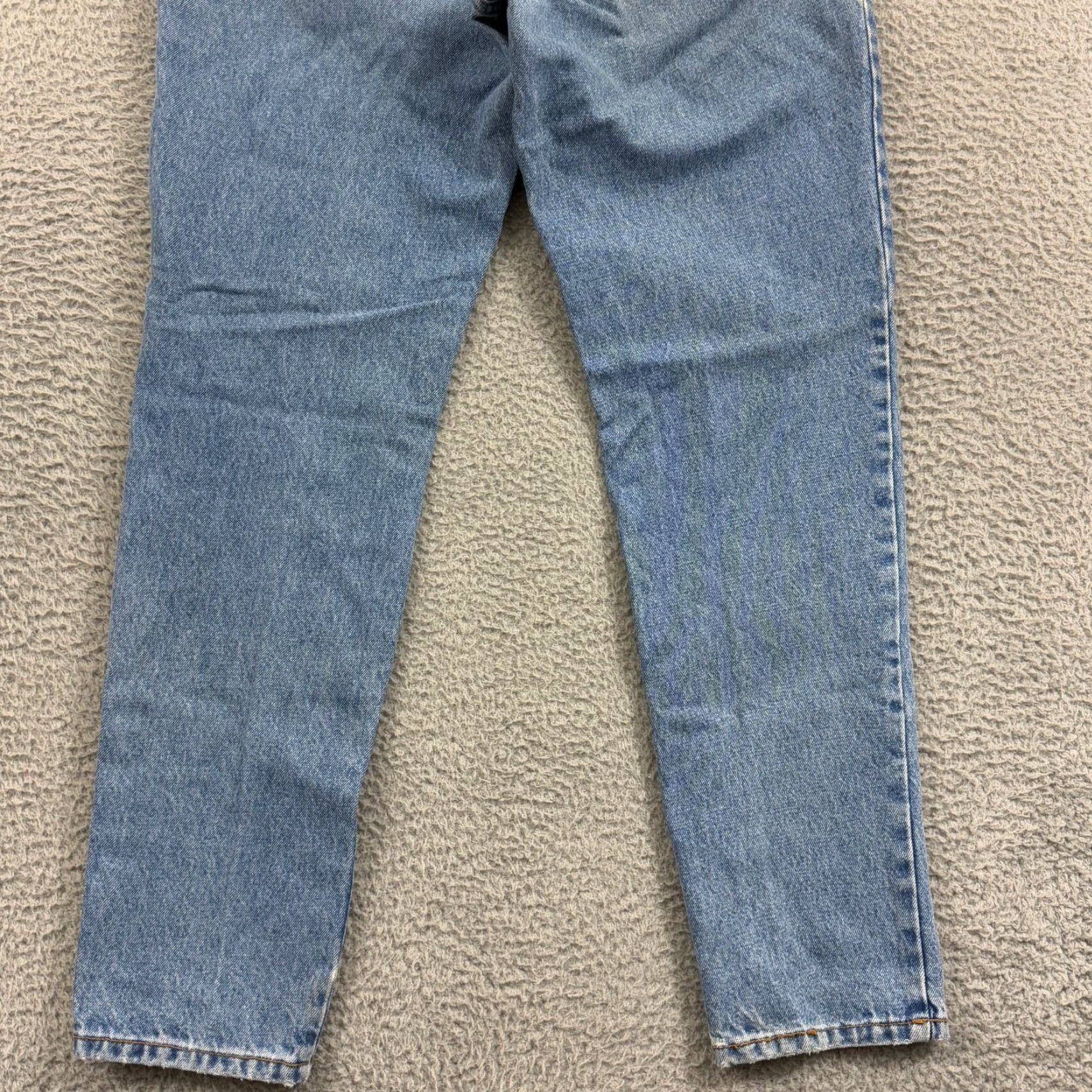 Express VINTAGE Express Jeans Womens 11/12 Blue High Waist Tapered 80s 90s Grunge 30x30 Pants Mens Girls Size 32" / US 10 / IT 46 - 6 Thumbnail