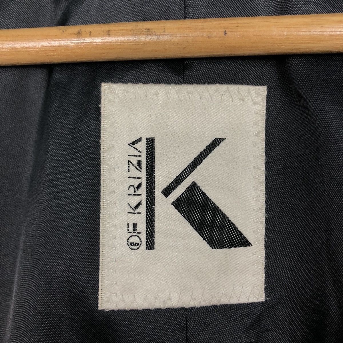 Issey Miyake 📌Rich Black - Vintage Long Jacket Of Krizia Japan Made Size US M / EU 48-50 / 2 - 19 Thumbnail