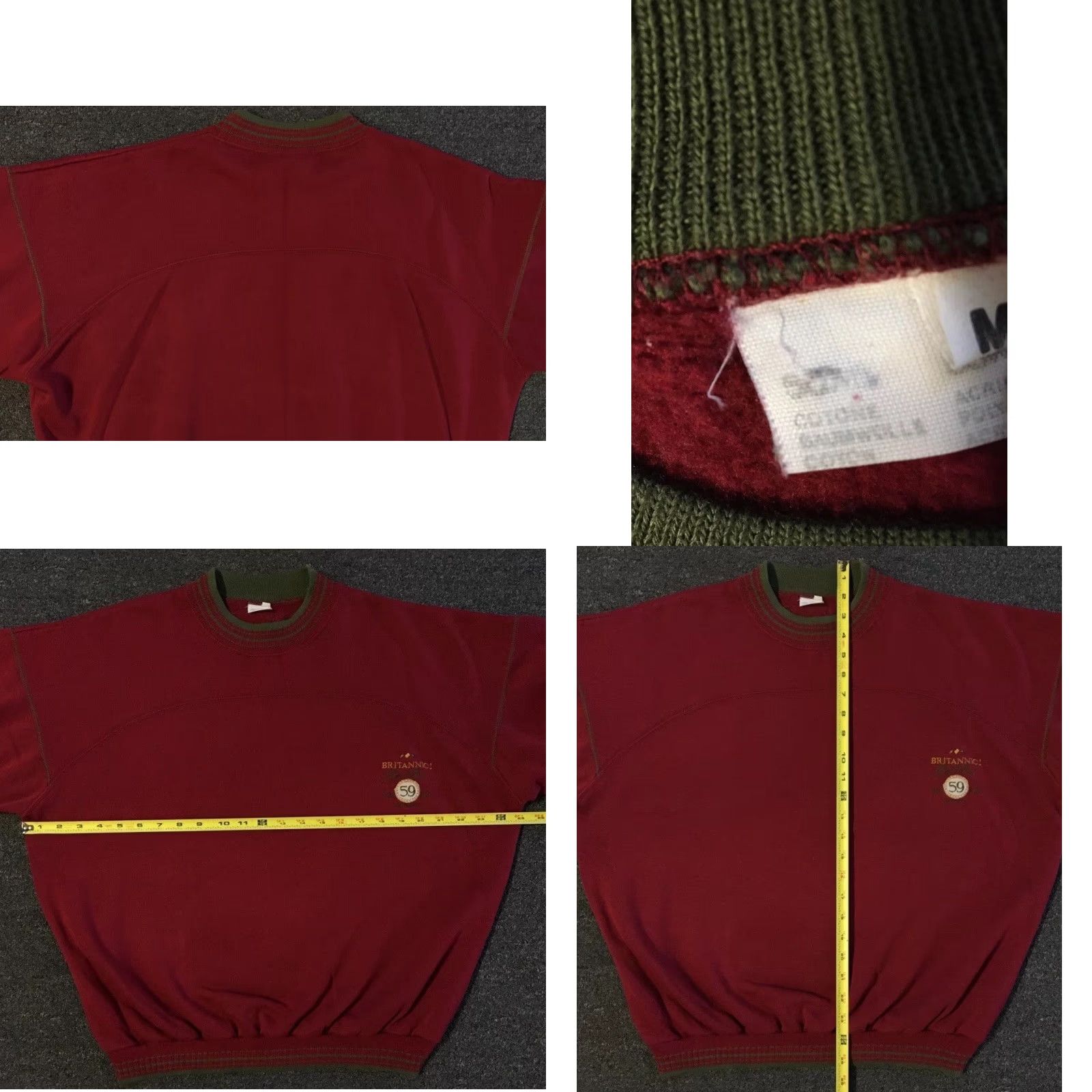 Vintage VINTAGE 90s Britannic Gold Cup Faded Boxy Sweatshirt S M Red Golf College Hoodie Mens Size US S / EU 44-46 / 1 - 8 Thumbnail