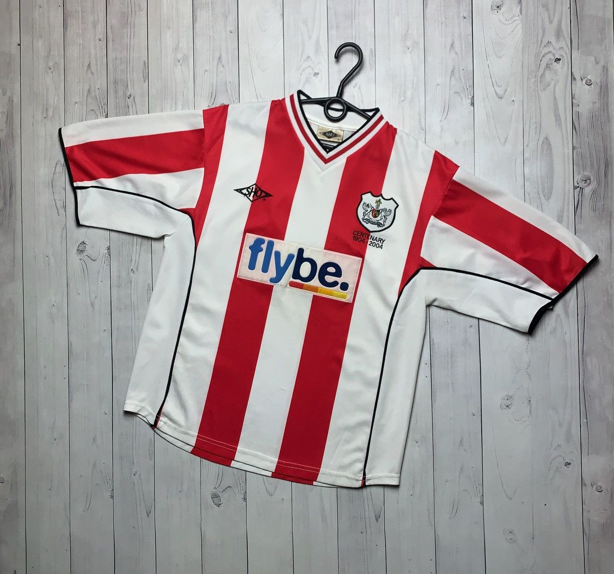 Vintage Vintage Exeter City soccer jersey rare 100 years Centenary S Size US S / EU 44-46 / 1 - 1 Thumbnail
