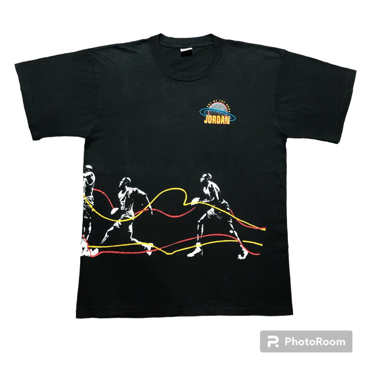 Jordan Brand Rare‼️🔥Vintage Nike Micheal Jordan Overprint T-Shirt Size US M / EU 48-50 / 2 - 1 Thumbnail