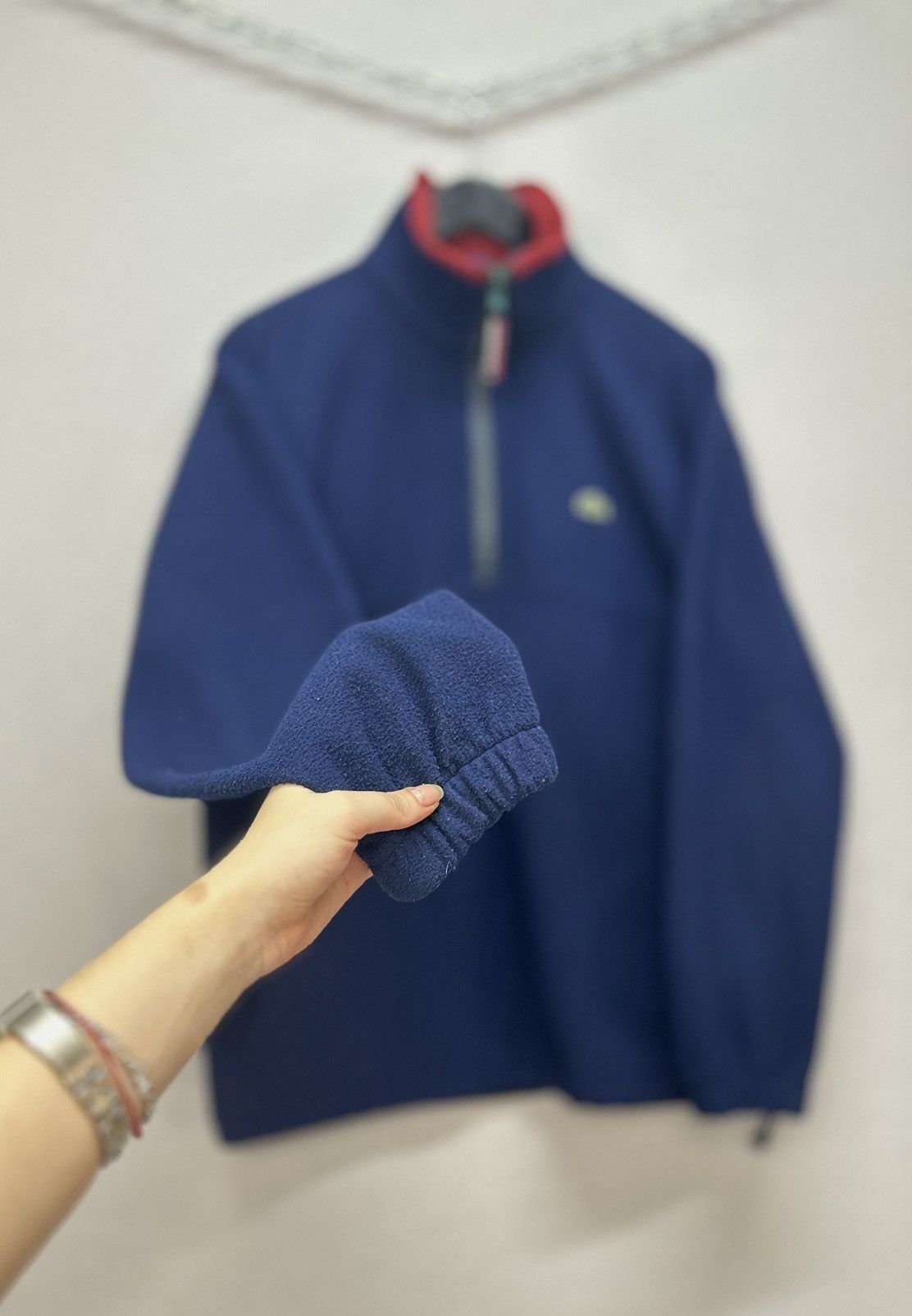 Lacoste Vintage Lacoste 1/3 zip fleece Sweater Y2K streetwear Ralph Size US M / EU 48-50 / 2 - 7 Thumbnail