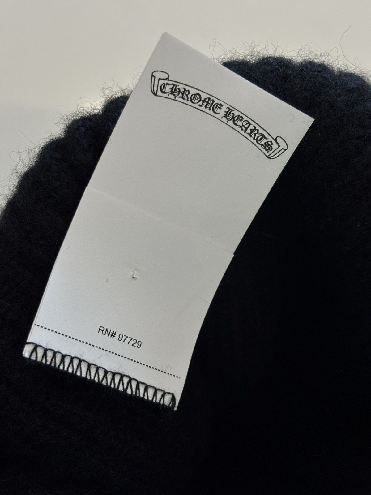Chrome Hearts Big Daddy Black cashmere beanie Size ONE SIZE - 3 Thumbnail