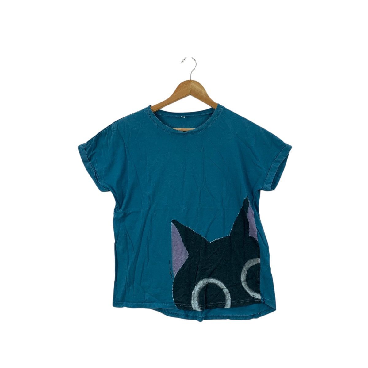 Anime ANIME KAZUO KATSUKI Black Cat Belluna Tee Shirt Top Big Size M / US 6-8 / IT 42-44 - 1 Thumbnail