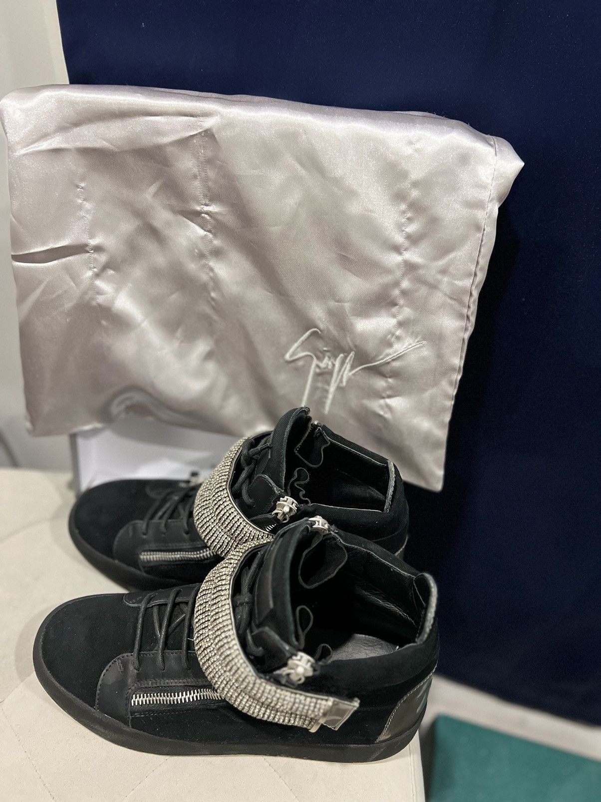 Giuseppe Zanotti Giuseppe high top swarovski *RARE Size US 10.5 / EU 43-44 - 3 Thumbnail
