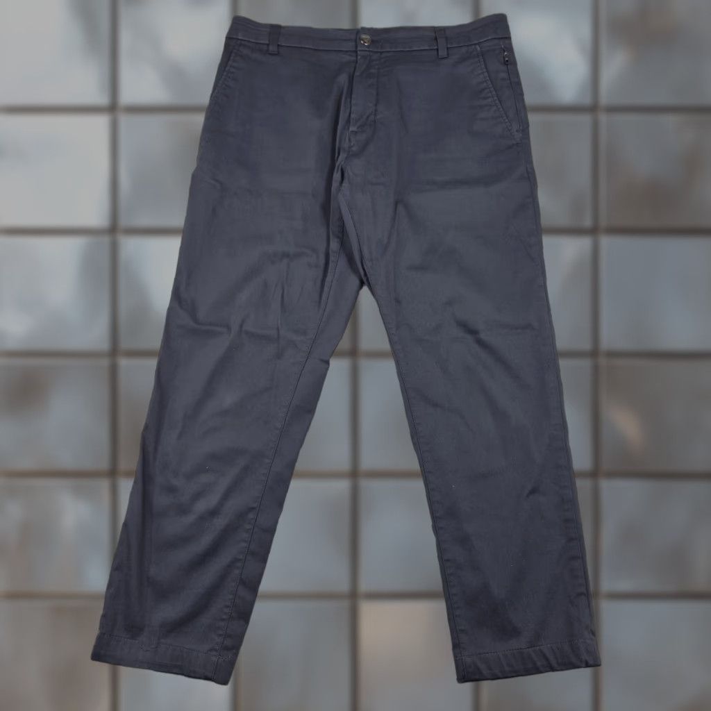 Vintage Birddogs Pants Mens 35x28 Gray Chino Stretch Zip Pocket Performance Golf Size US 35 - 1 Thumbnail