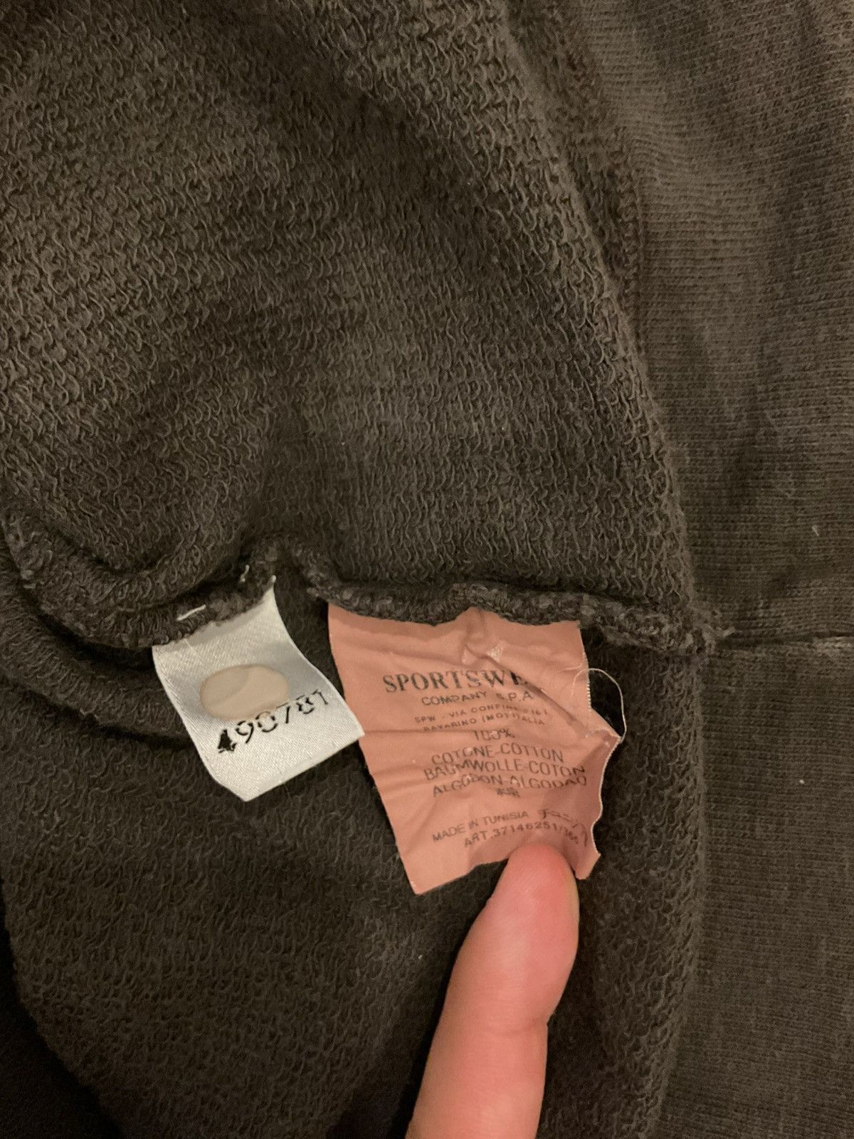 Stone Island AW 2002 Stone Island Denims Zip Up Sweatshirt Size US XL / EU 56 / 4 - 5 Thumbnail