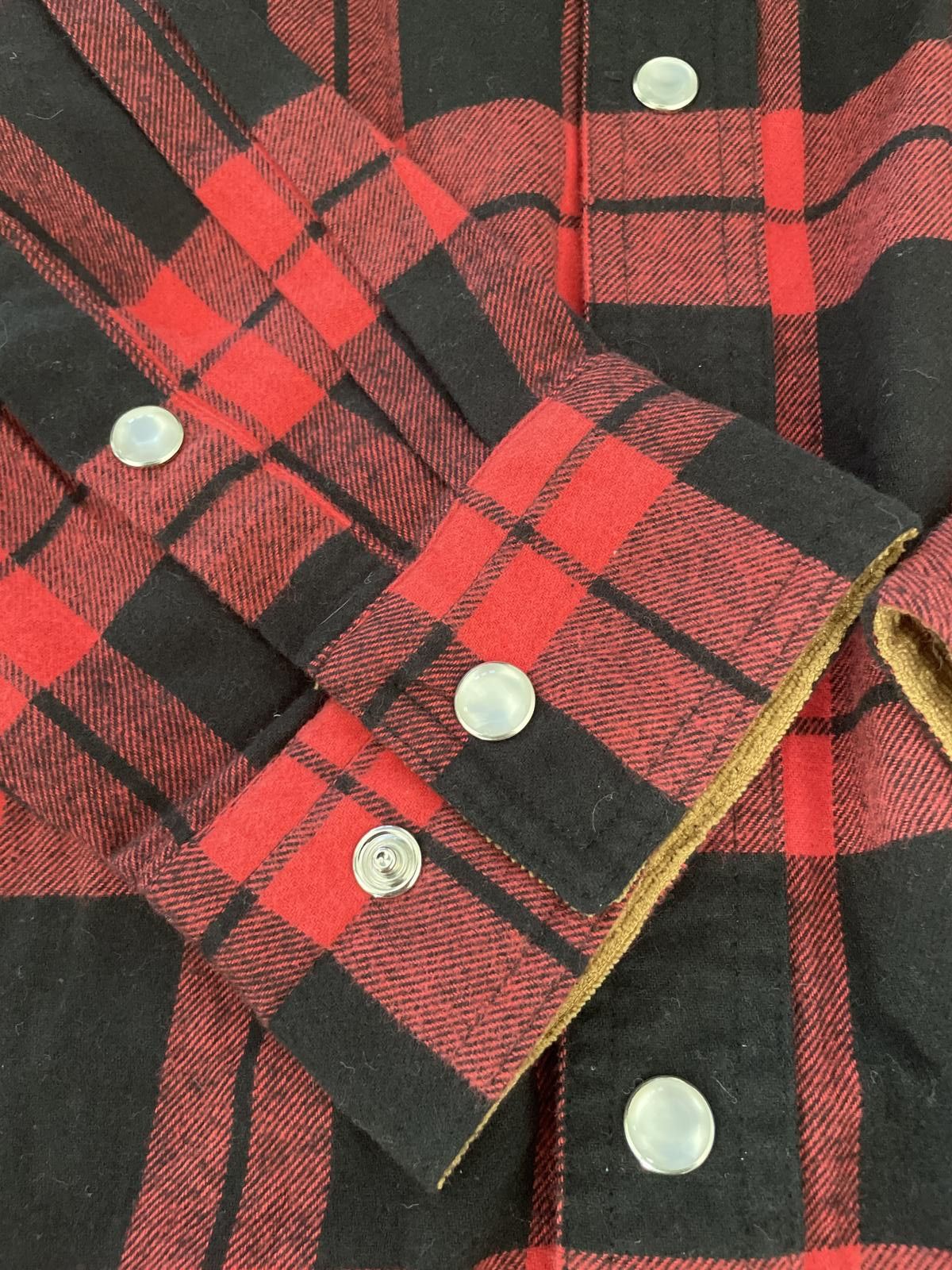 Other Dubnik Men's Plaid Flannel Shirts Large Red Green Cotton Size US L / EU 52-54 / 3 - 8 Thumbnail