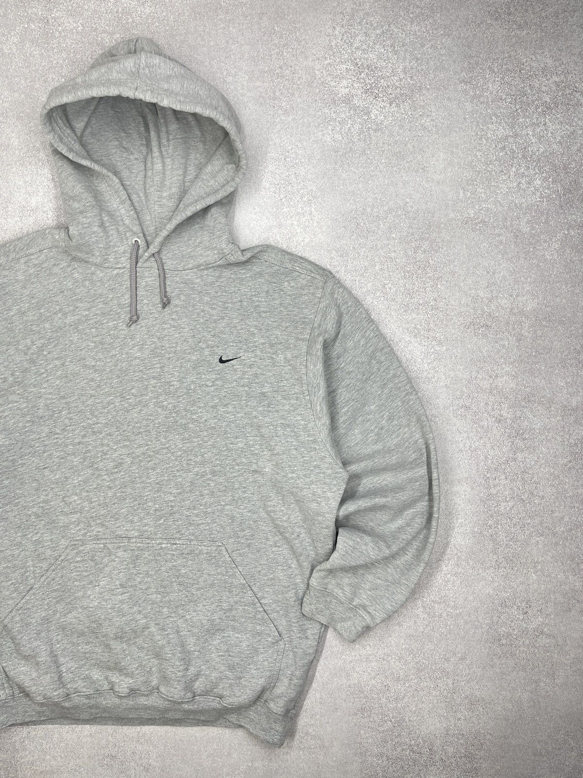 Vintage Nike Basic Hoodie Grey Oversized Small Swoosh ACG